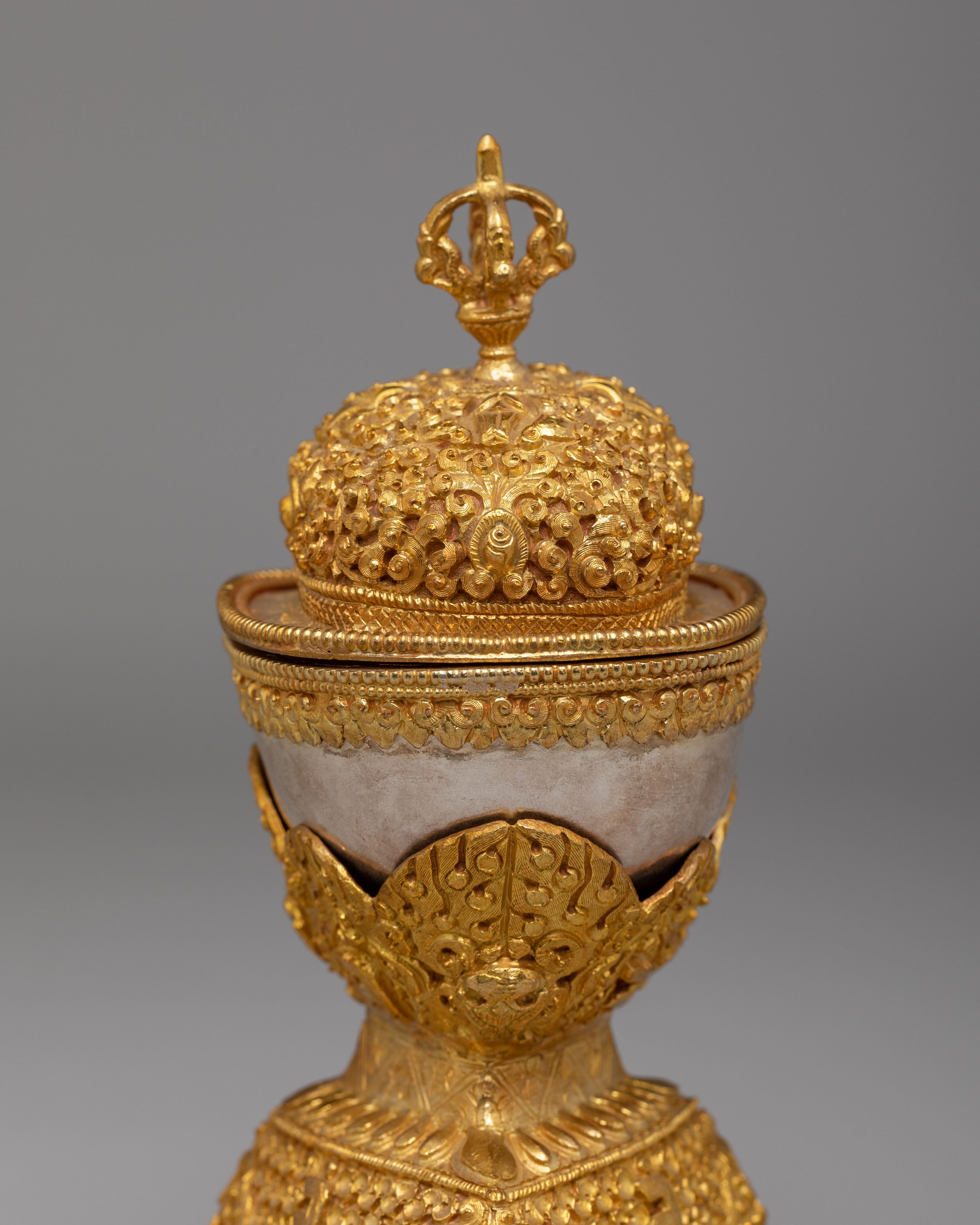 Himalayan Sacred Offering Kapala | Handcrafted Ritual Vessel