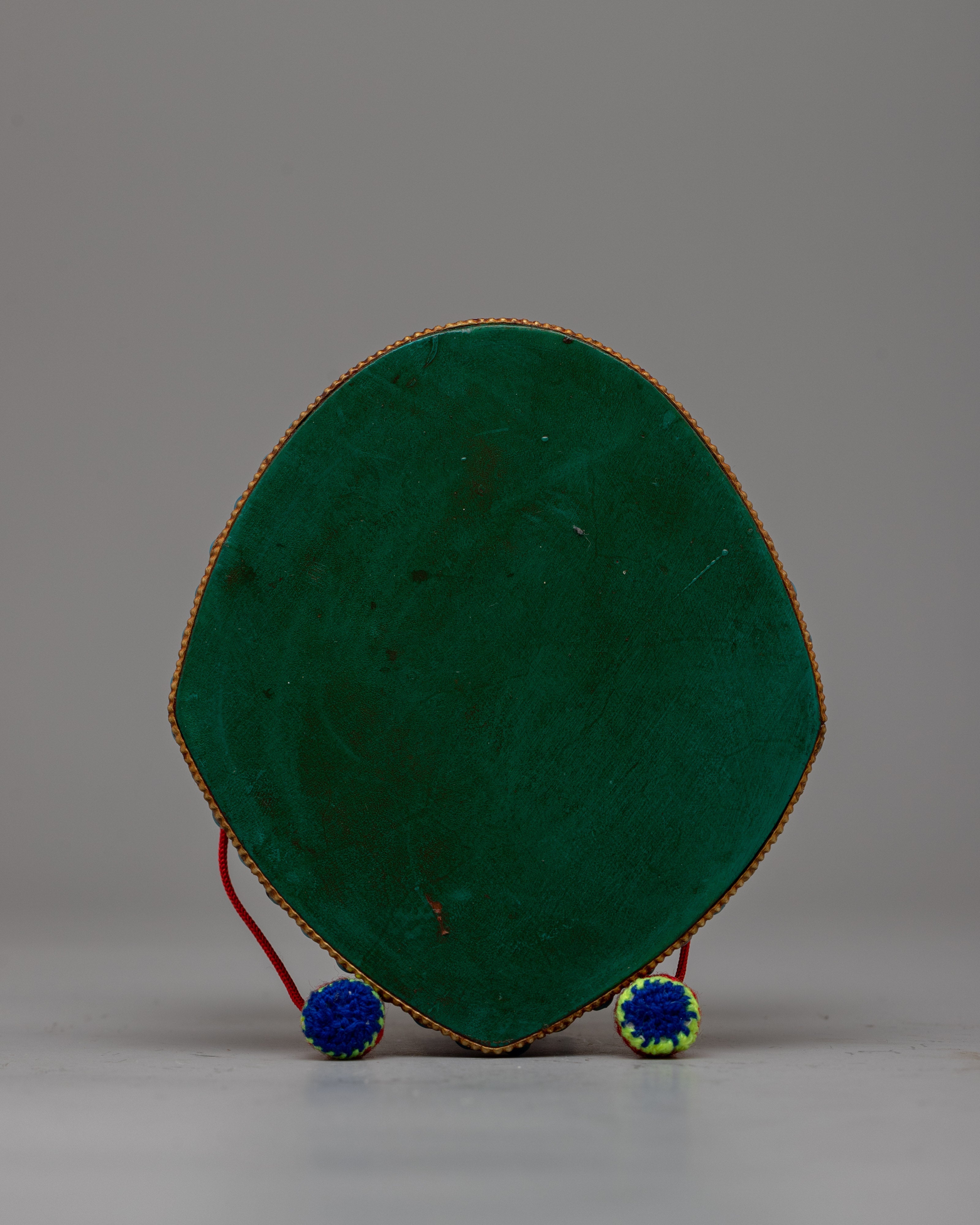 Tibetan Damaru Decoration | Ritual Ornament for Devotional Practice