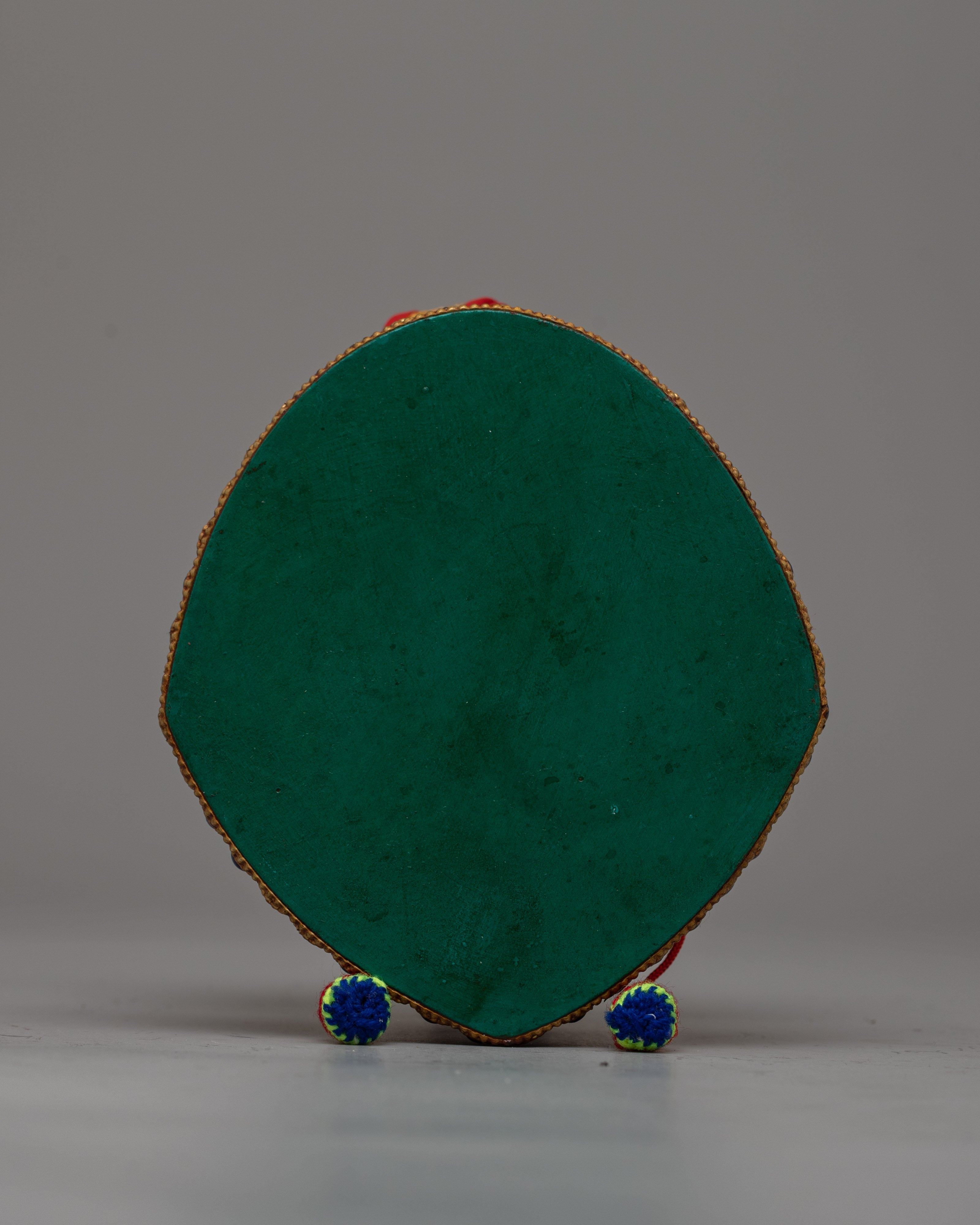 Handmade Damaru Tibetan | Personalized Ritual Drum for Spiritual Devotion
