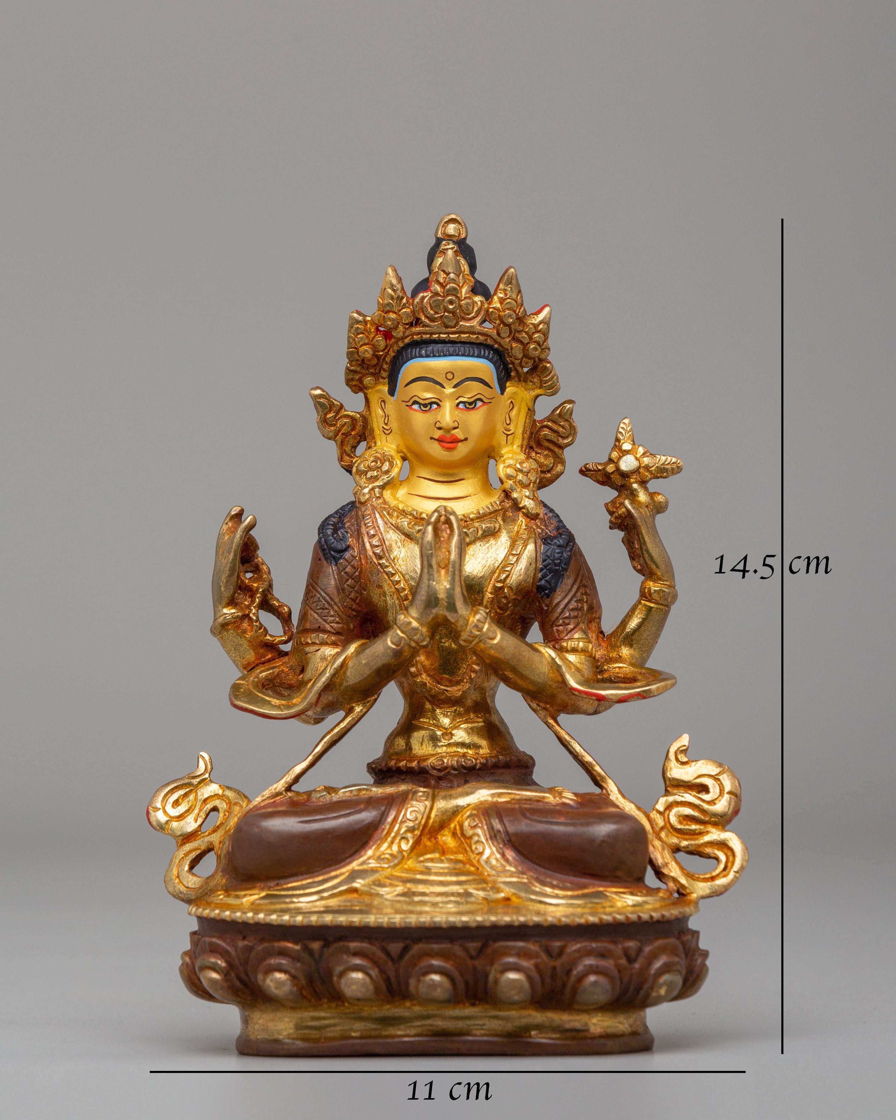 Vajrayana Chenrezig Compassion Statue | A Symbol of Infinite Love and Wisdom