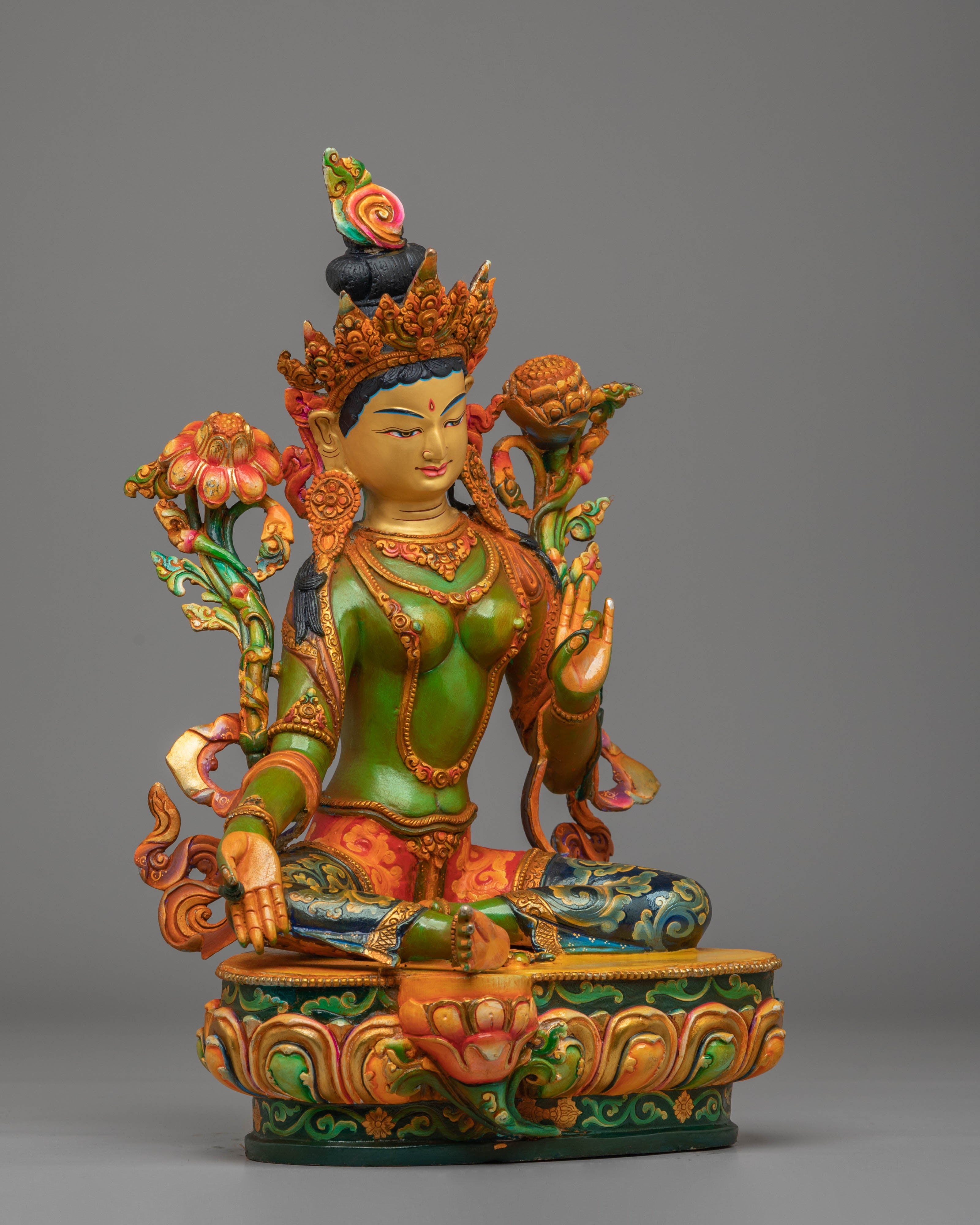 Shyama Tara Statue Mother of All Buddhas | Sacred Tibetan Art for Your Altar