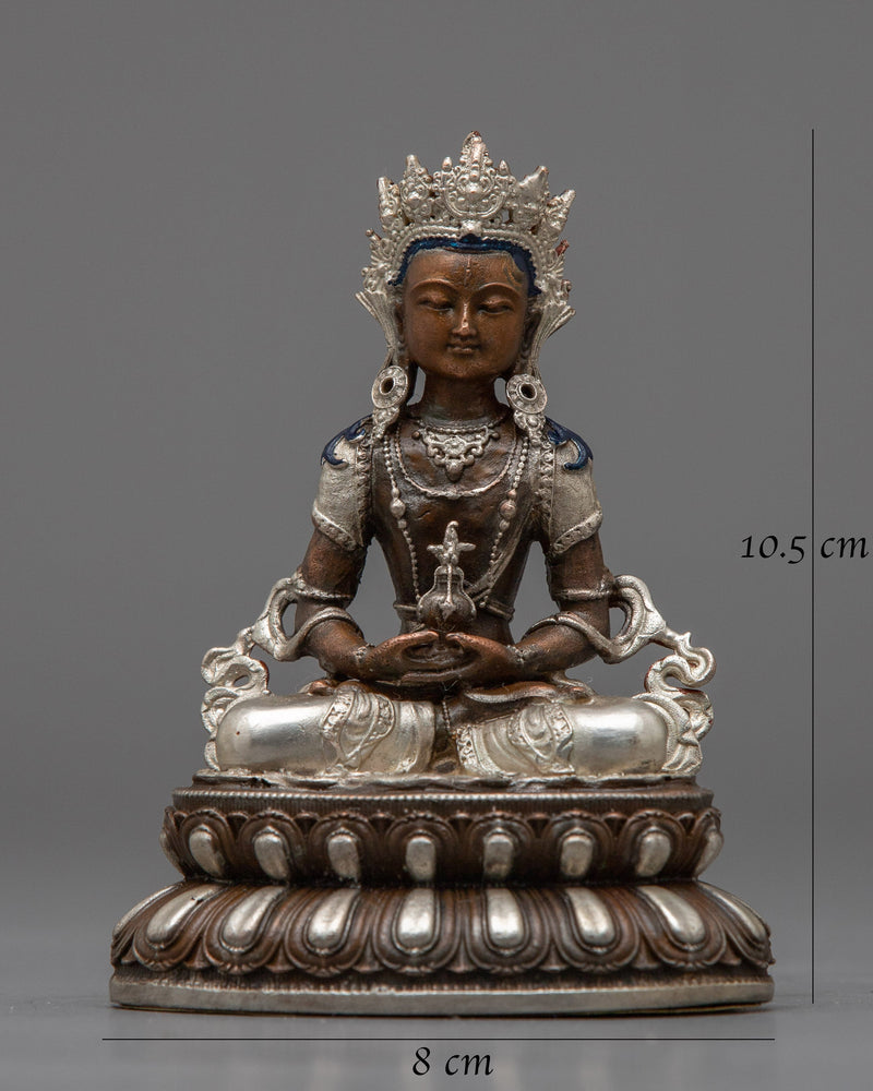 Seated Amitayus Buddha Statue | Tranquil Representation of Eternal Life and Healing