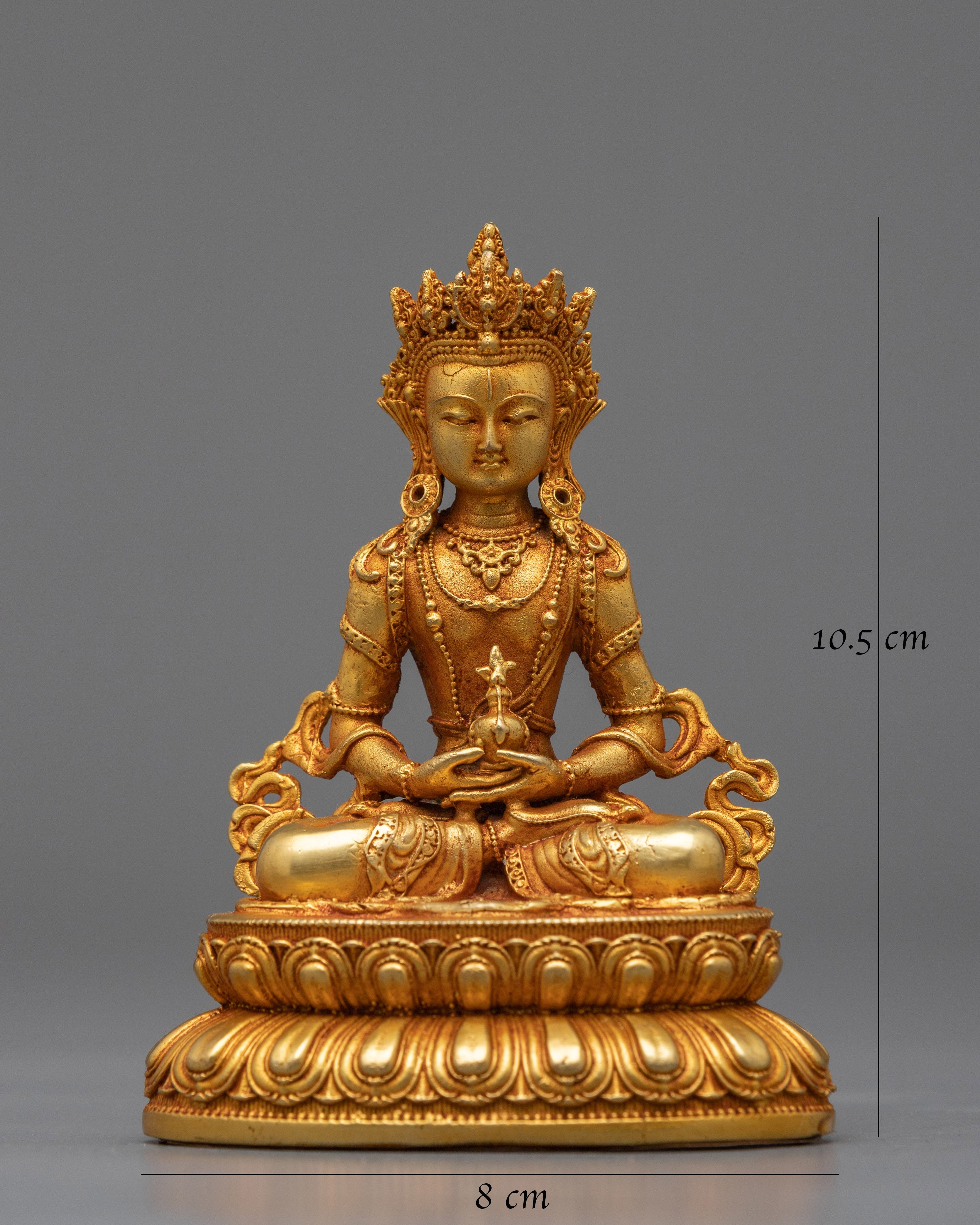 Buddha Amitayus 中文 Statue | Exquisite Statue Radiating Healing Light and Lifeforce Energy