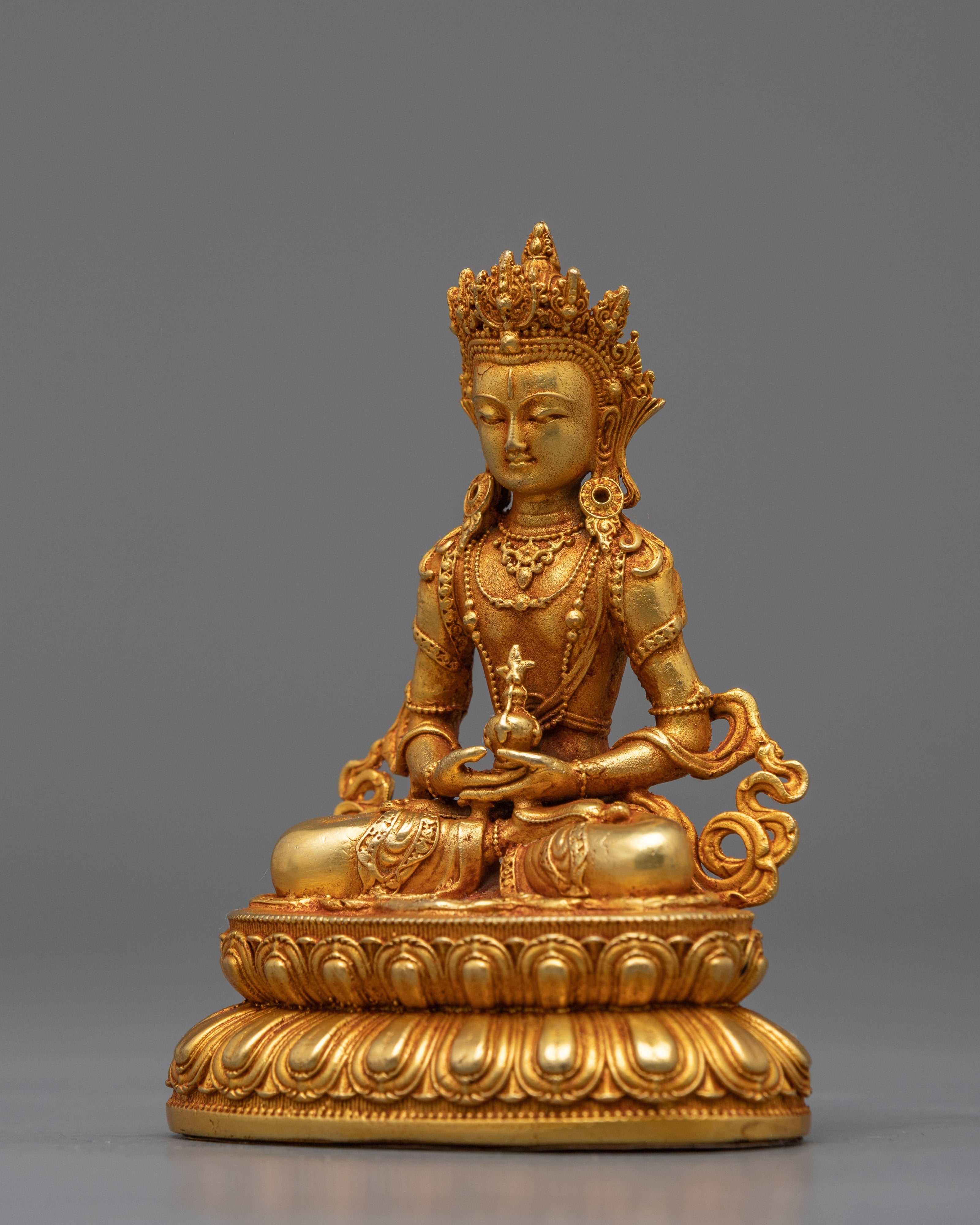 Buddha Amitayus 中文 Statue | Exquisite Statue Radiating Healing Light and Lifeforce Energy