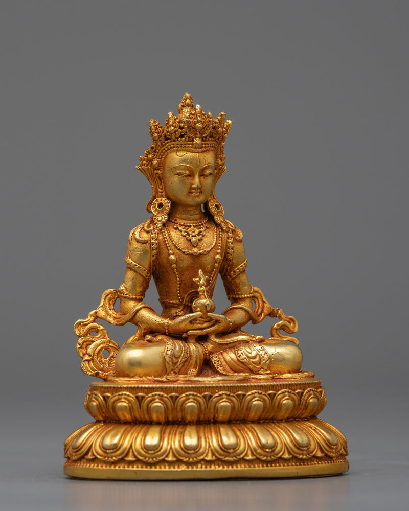 Buddha Amitayus 中文 Statue | Exquisite Statue Radiating Healing Light and Lifeforce Energy