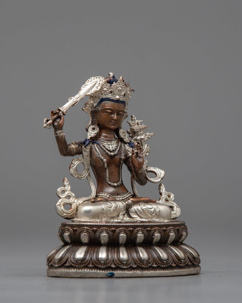 Manjushri Prayer Tibetan Statue | Merging Tradition with Modern Craftsmanship