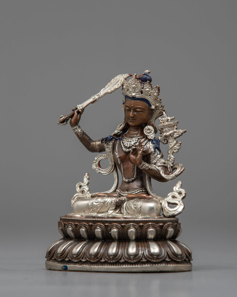 Manjushri Prayer Tibetan Statue | Merging Tradition with Modern Craftsmanship