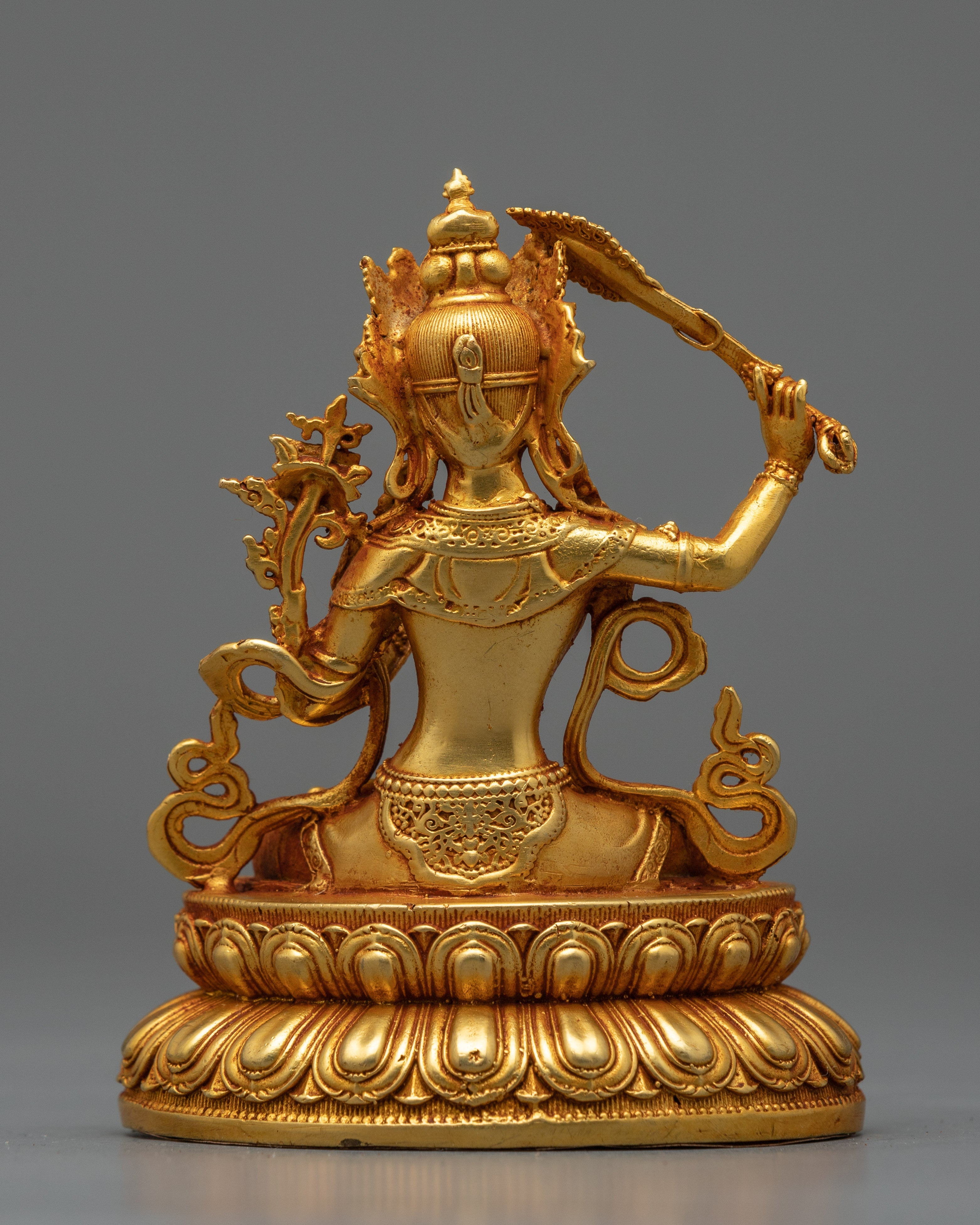Peaceful Manjushri Statue | Fusion of Tranquility and Contemporary Craftsmanship