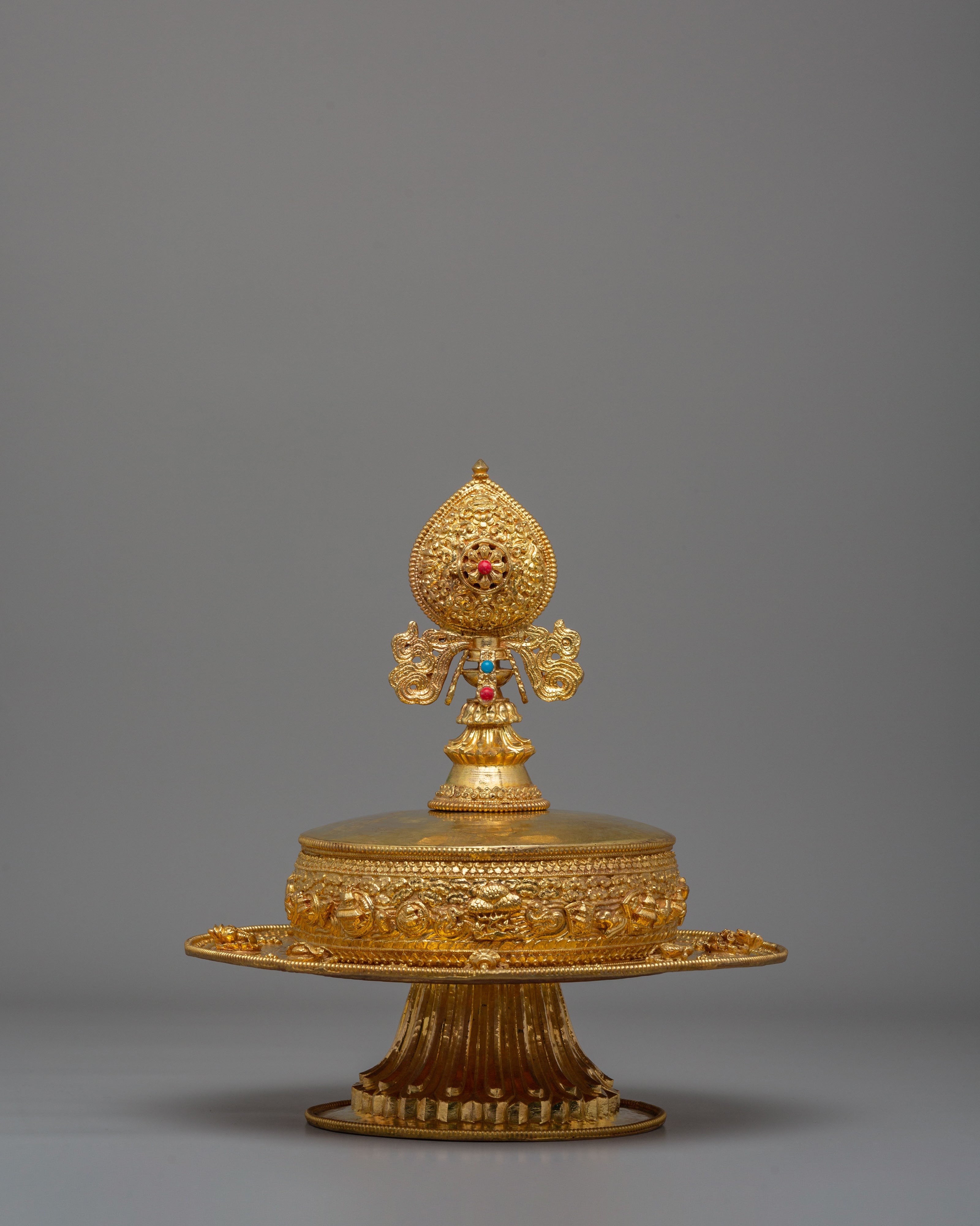 Traditional Offering Mandala | Tibetan Buddhist Offering Vessel