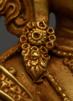 Prajna Paramita Statue | Machine-Crafted Representation of Transcendental Wisdom