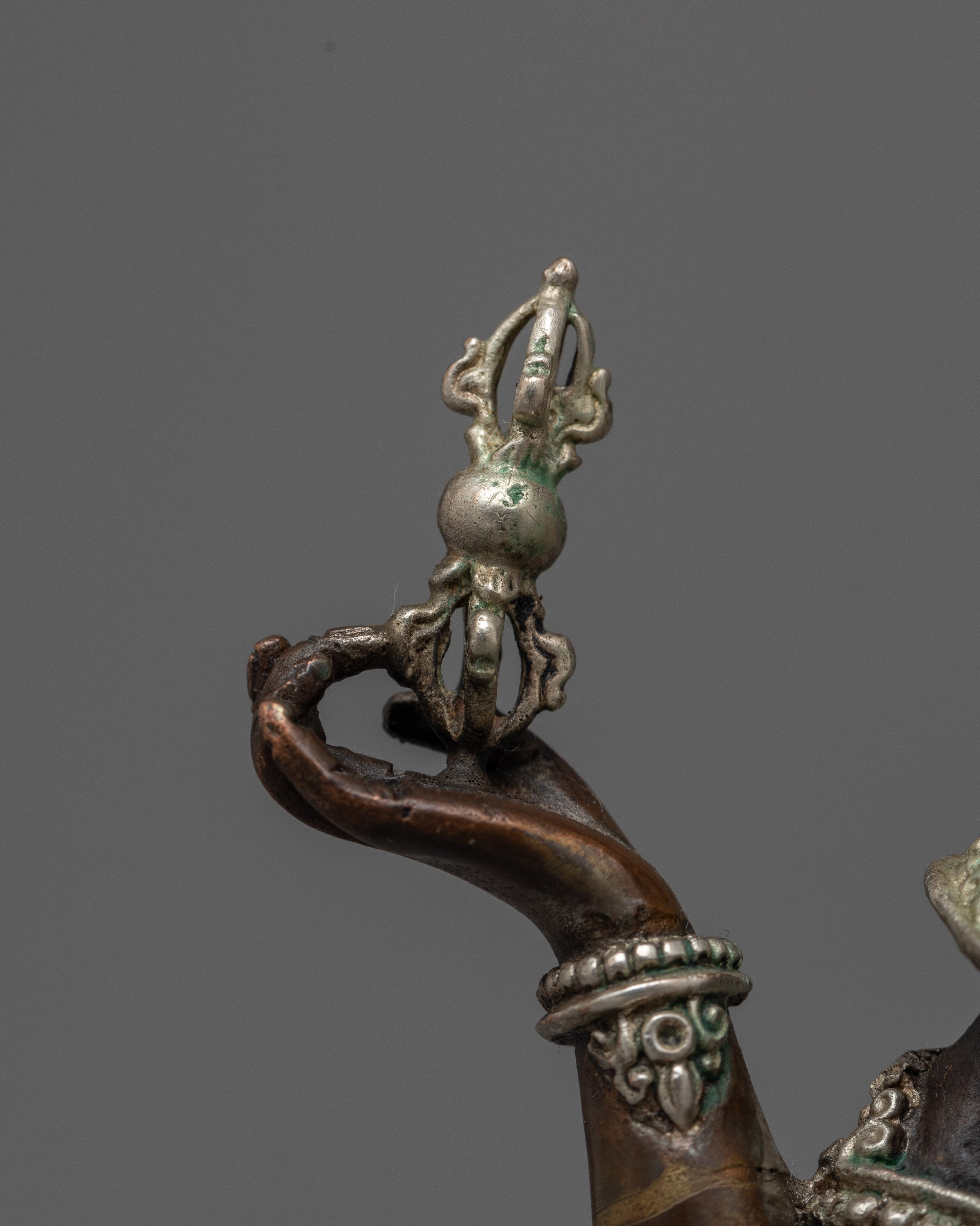 Prajna Paramita Goddess Statue | Silver Electroplated Essence of Wisdom