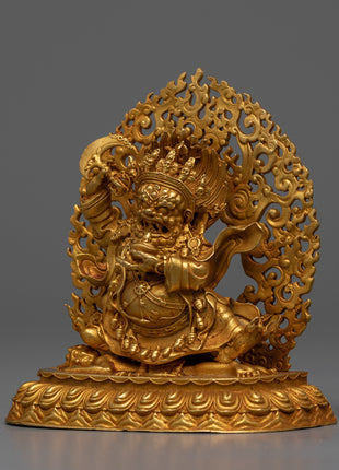 Copper Bernagchen Mahakala Statue | Harnessing Tradition with Contemporary Precision