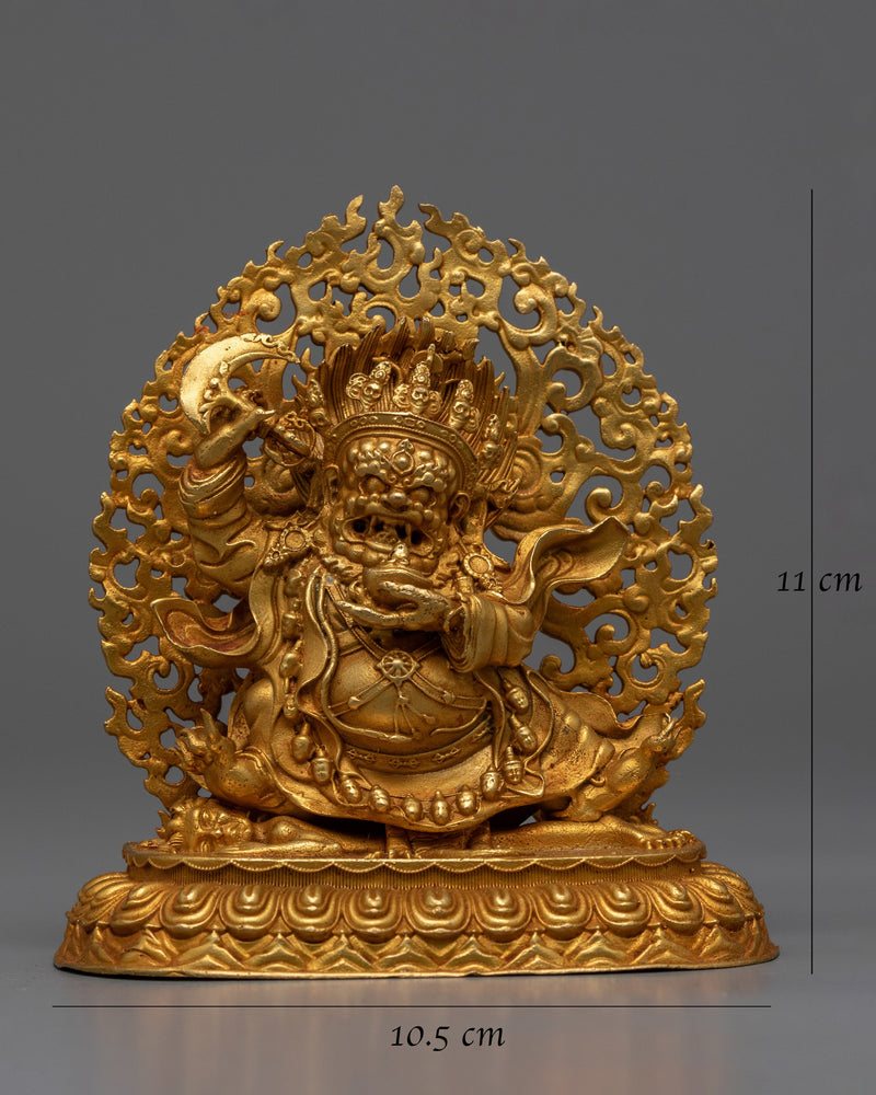 Copper Bernagchen Mahakala Statue | Harnessing Tradition with Contemporary Precision