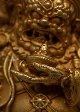 Copper Bernagchen Mahakala Statue | Harnessing Tradition with Contemporary Precision