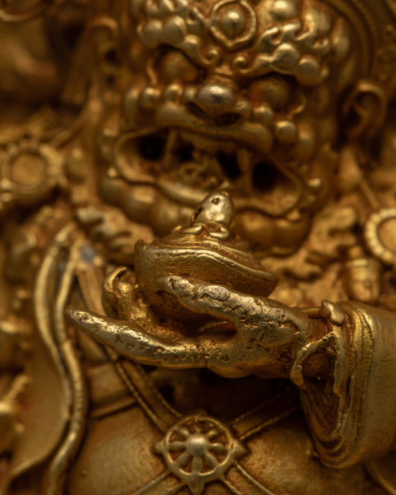 Copper Bernagchen Mahakala Statue | Harnessing Tradition with Contemporary Precision