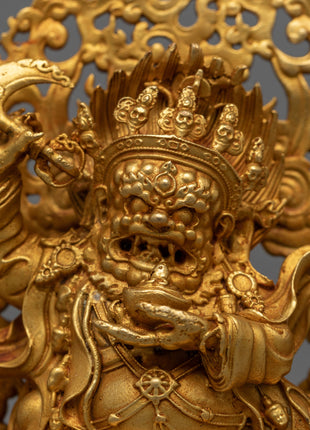 Copper Bernagchen Mahakala Statue | Harnessing Tradition with Contemporary Precision