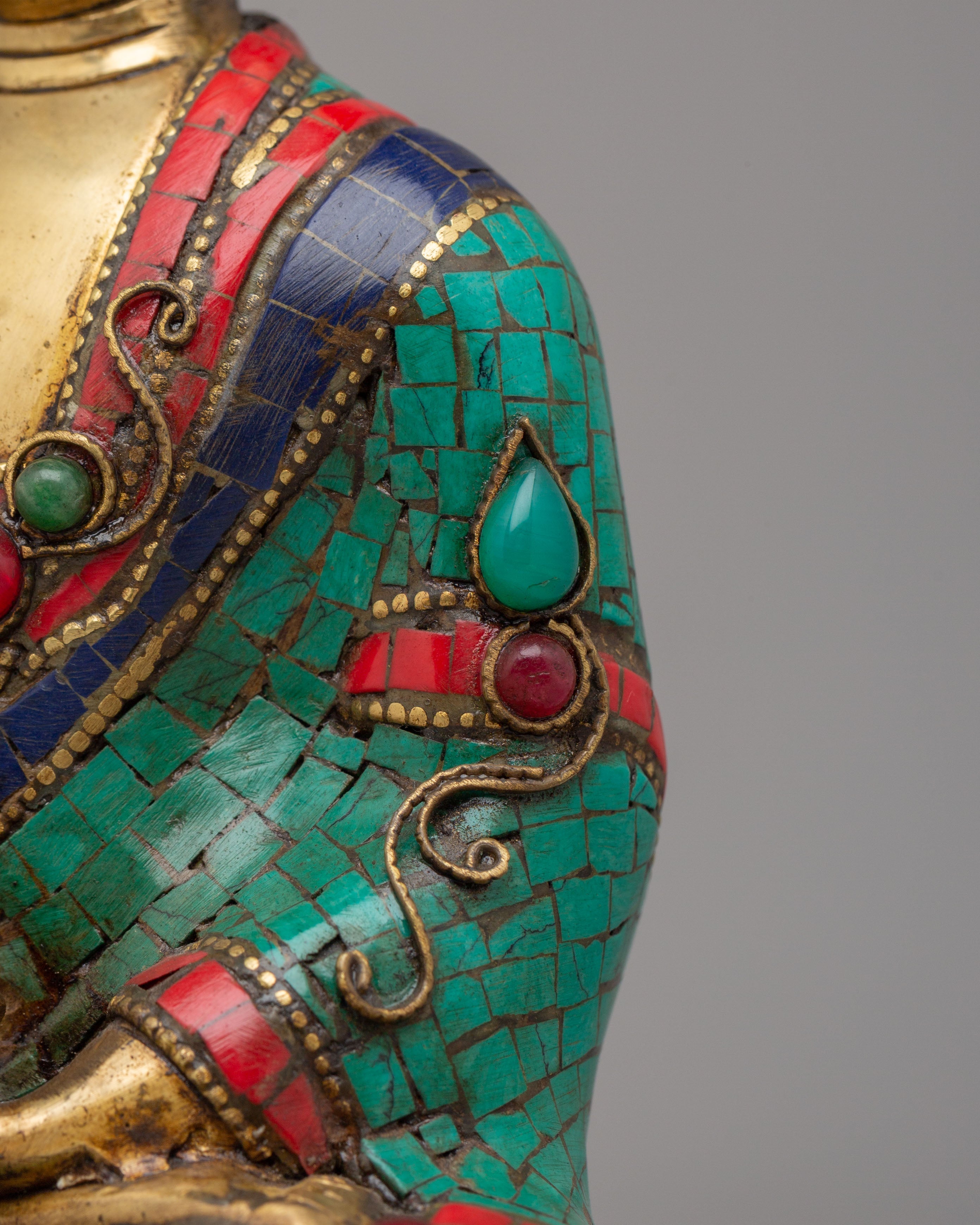 Traditional Medicine Buddha Deity Statue | Healing Symbolism