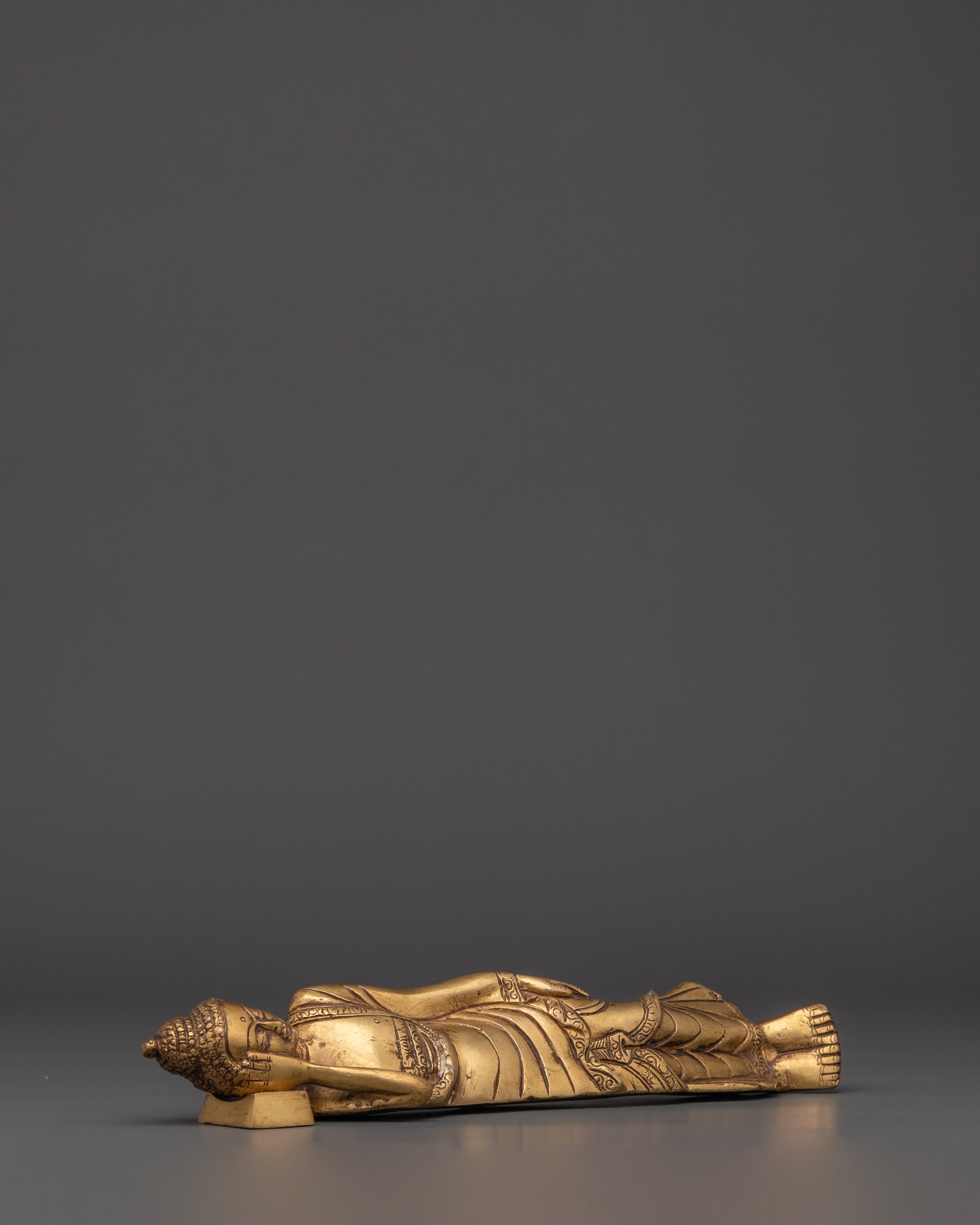 Handmade Sleeping Buddha | Spiritual Decor
