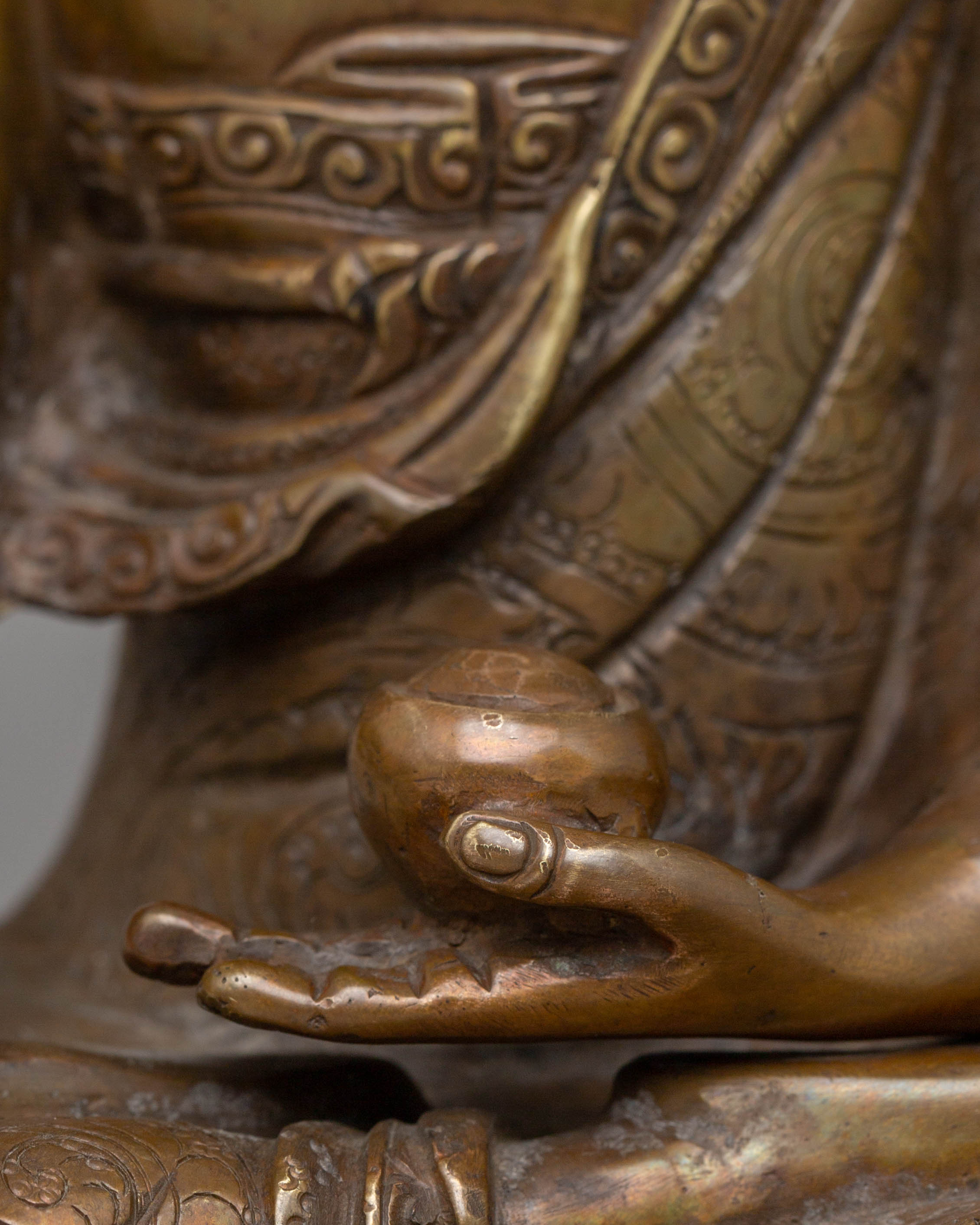 Himalayan Statue of Buddha Shakyamuni | Spiritual Copper Statue