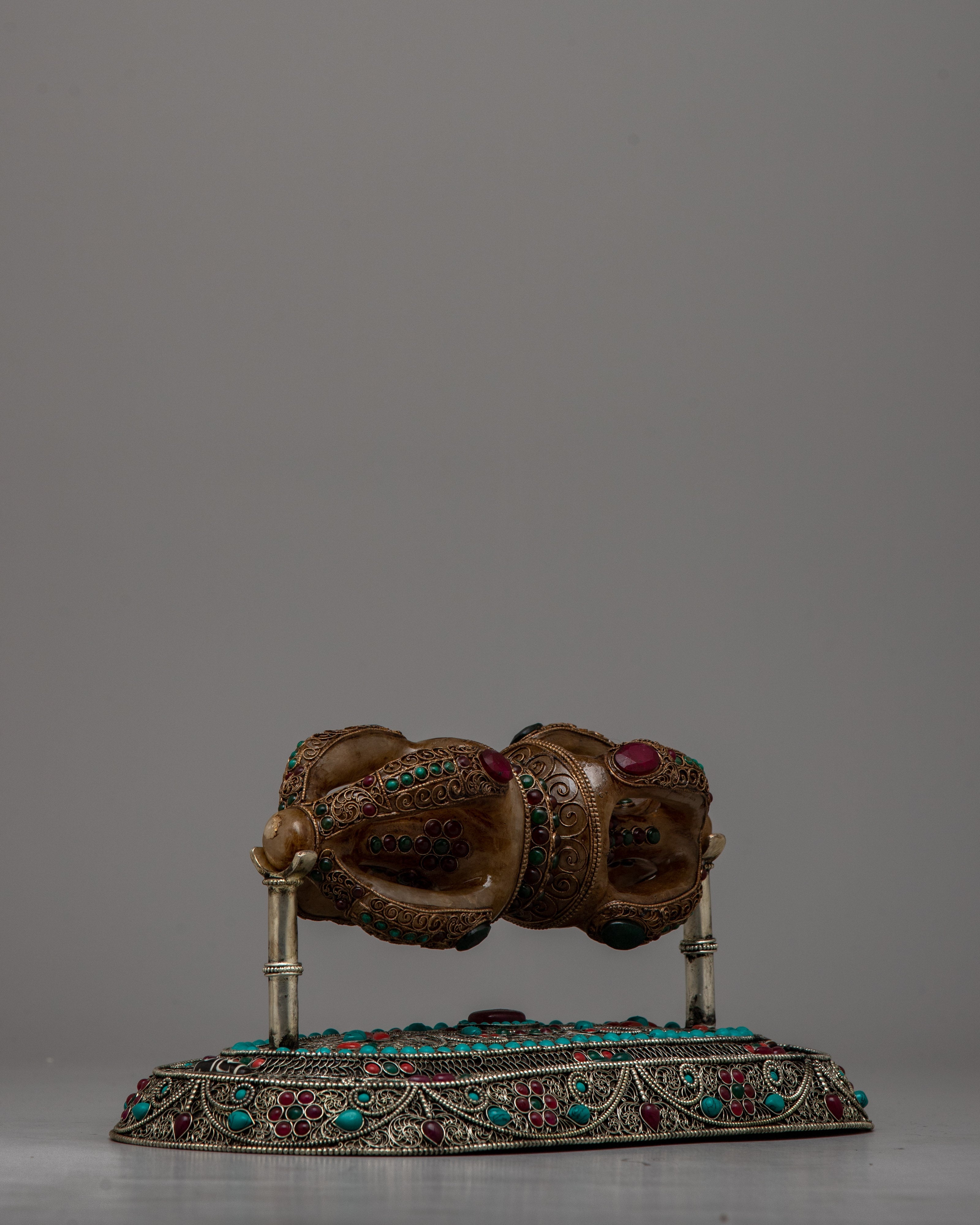 Crystal Vajra with Stand | Harmonizing Energy in Sacred Spaces