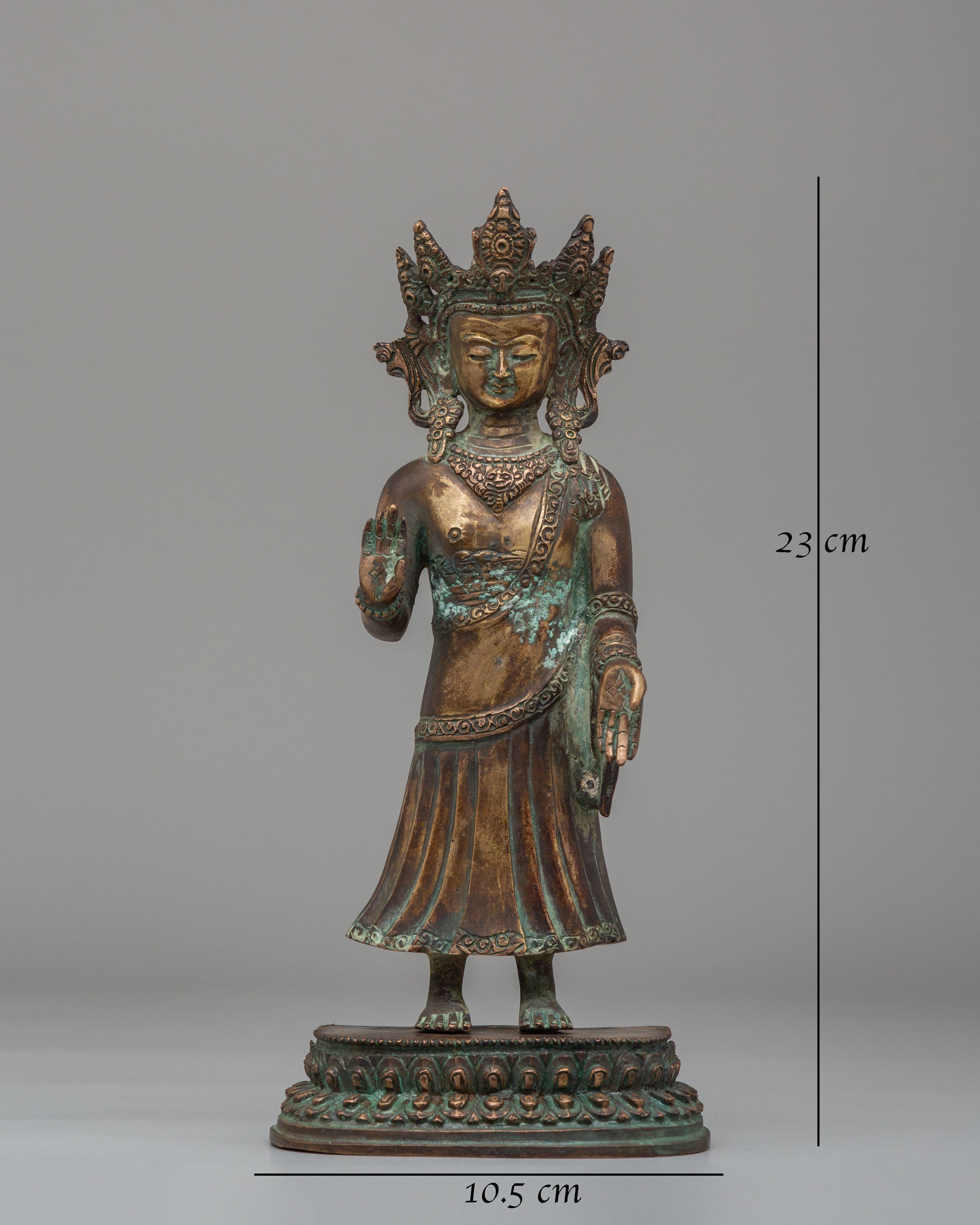 Himalayan Dipankara Buddha Statue | Symbol of Light and Wisdom