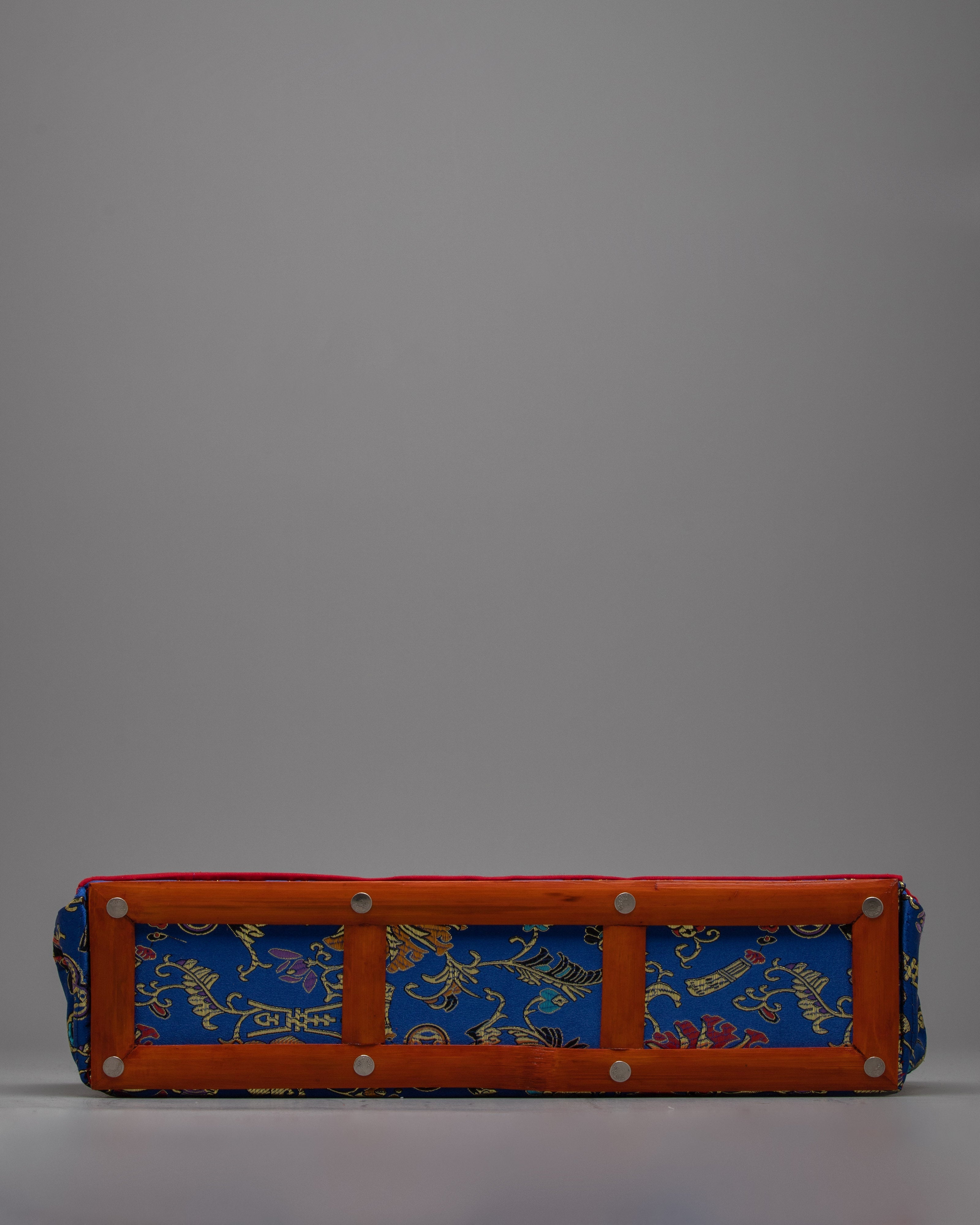 Tibetan Buddhist Scripture Cover | Handmade Dharma Text Protector