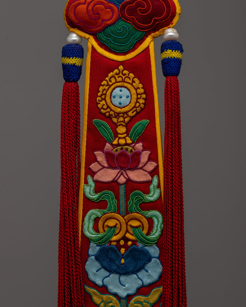 Tibetan Damaru Tail | Auspicious Ritual Accessory