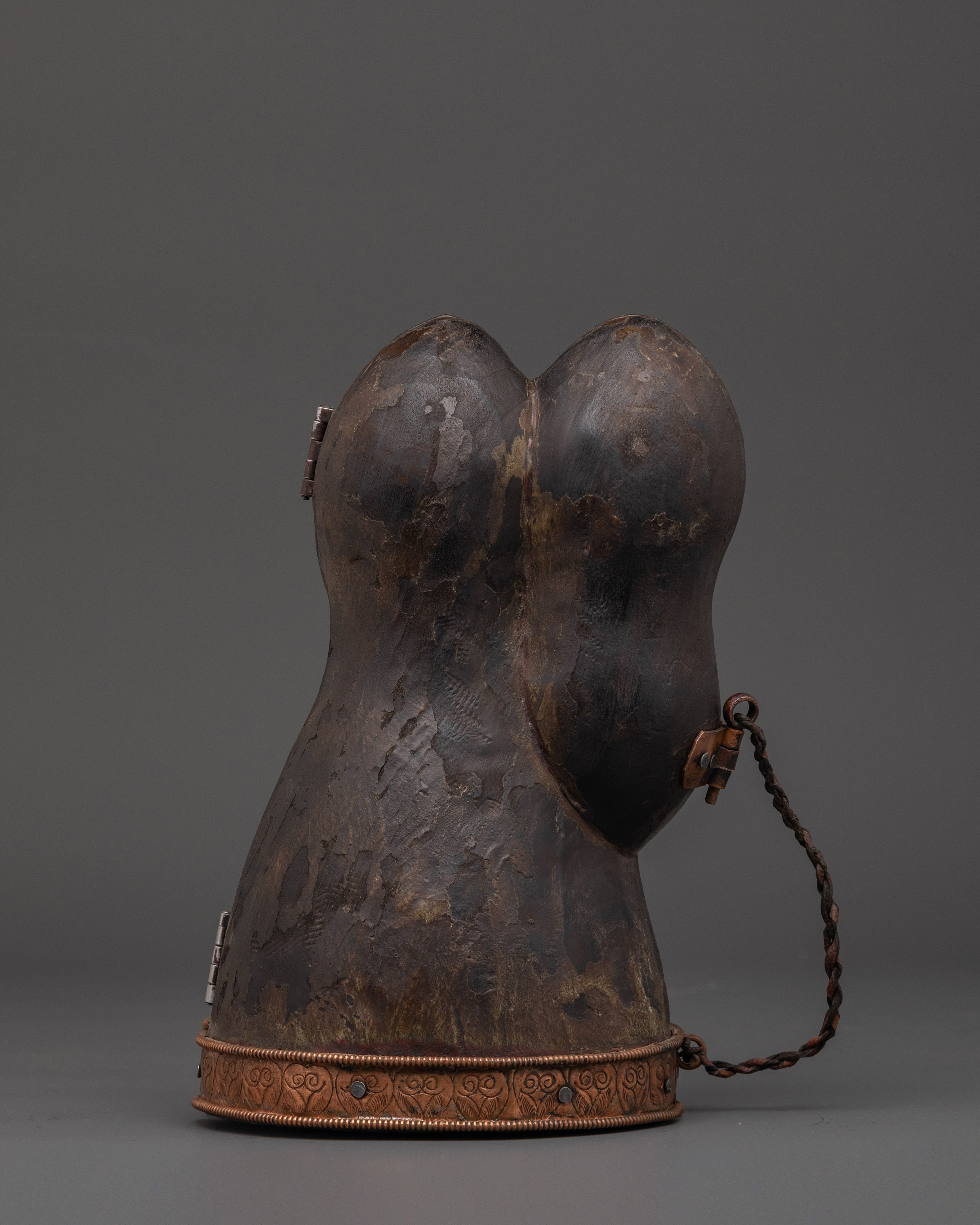 Brass Vajra And Bell With Cover | Buddhist Ritual Instruments