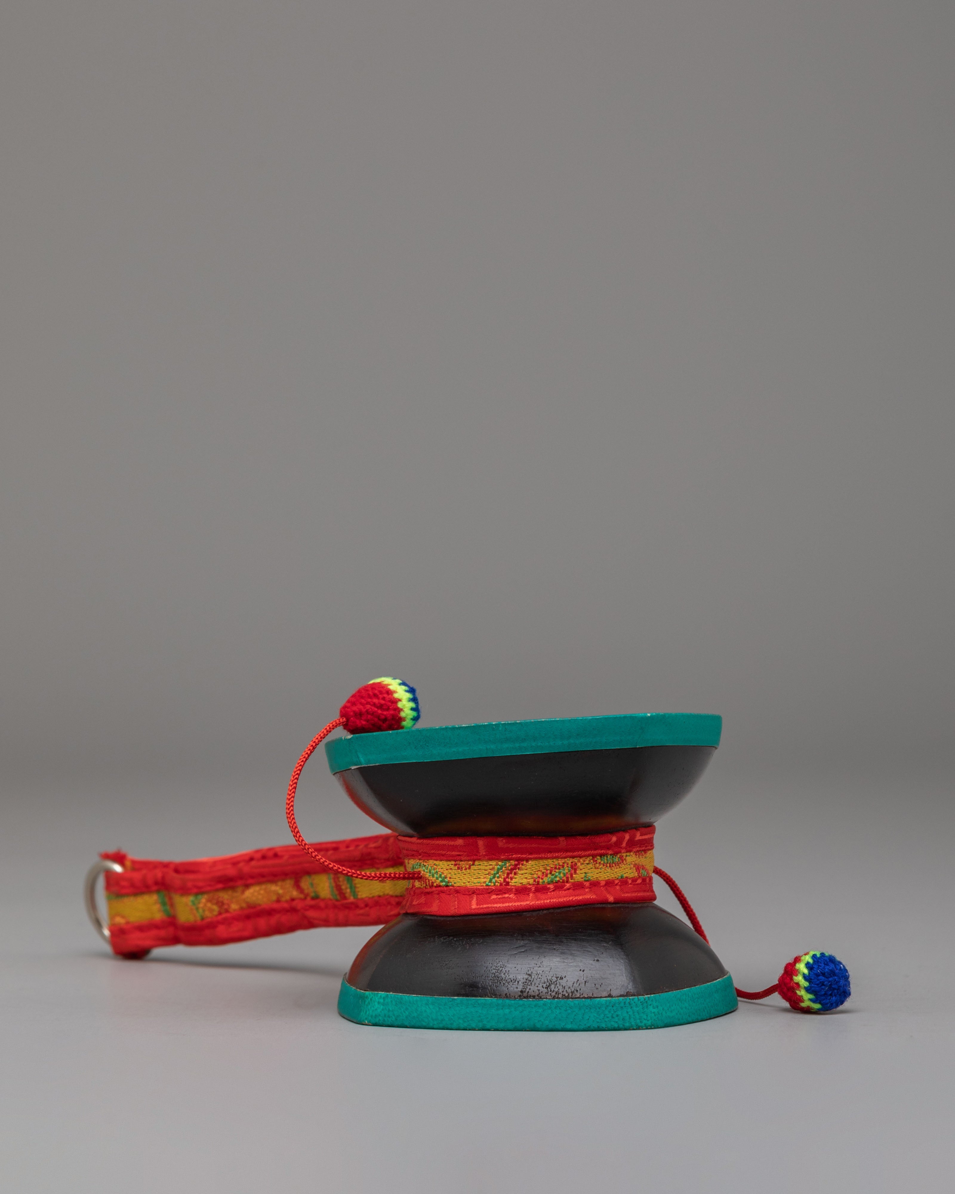 Himalayan Ritual Damaru | Sacred Tibetan Double-Headed Drum