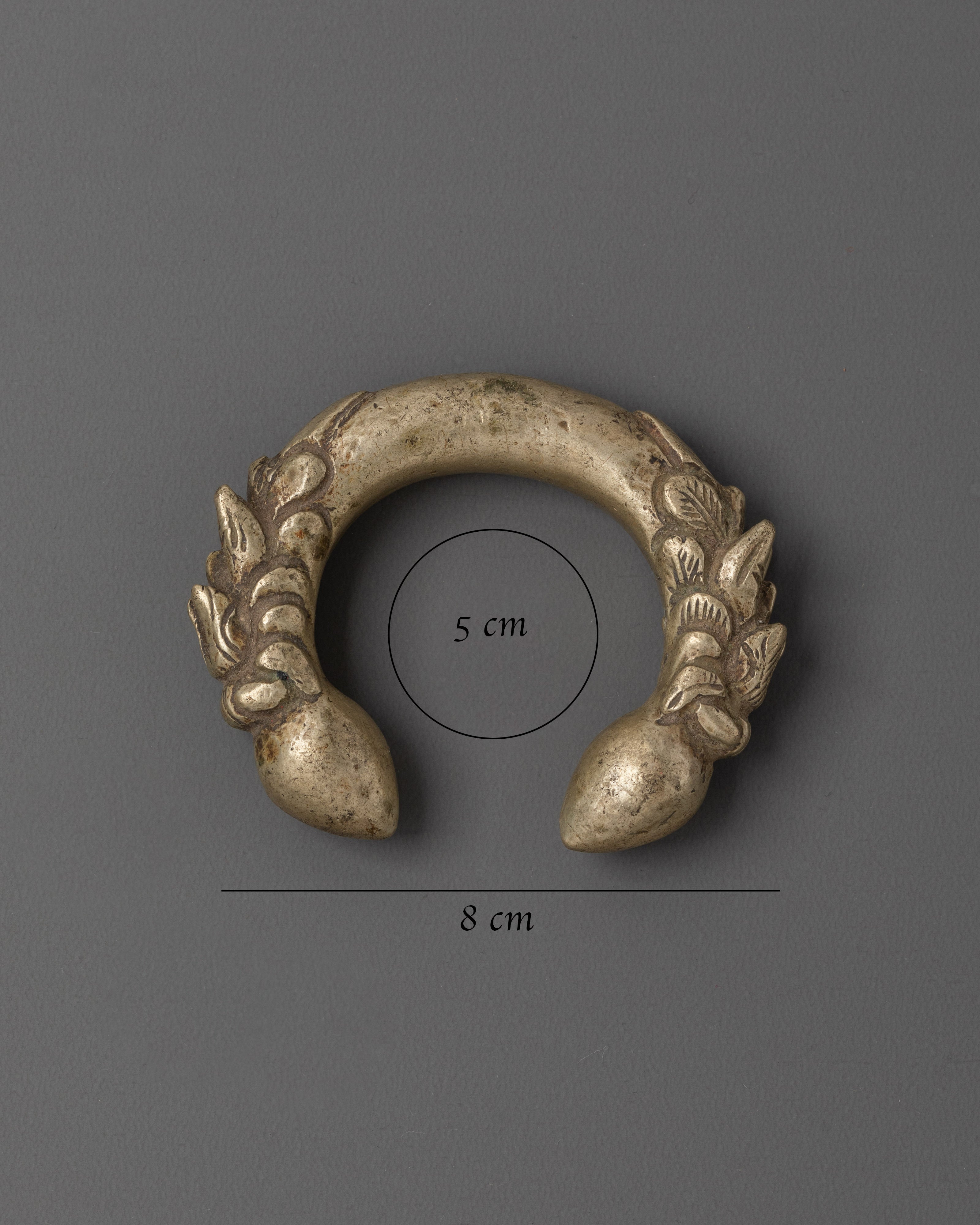 Silver Plated Copper Cuff Bracelet | Handcrafted Tribal Jewelry