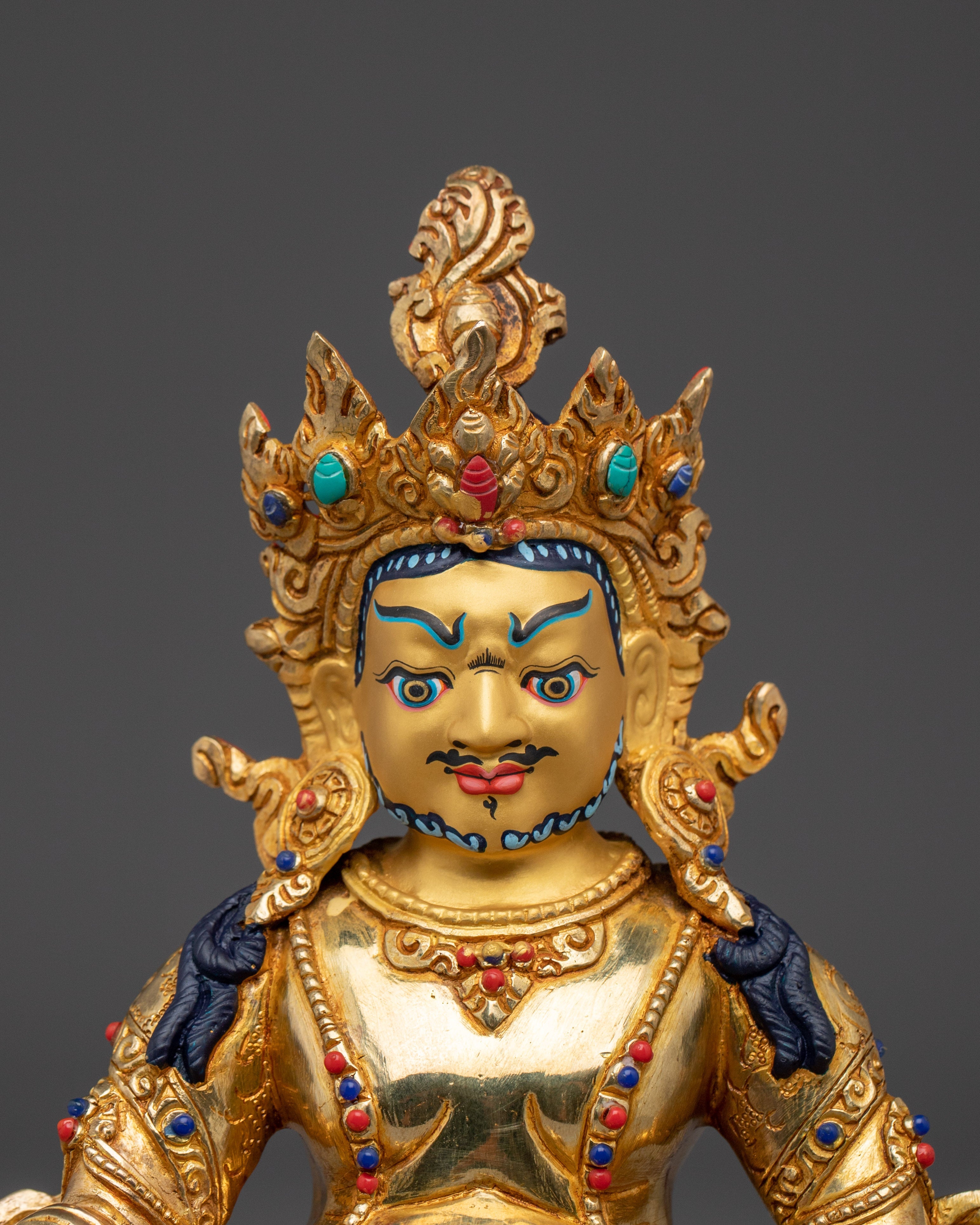 Divine Wealth Guardian Dzambhala Sculpture | Symbol of Abundance