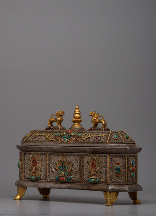 Silver Storage Box | Unique and Artistic Container for Storing Your Beloved Items