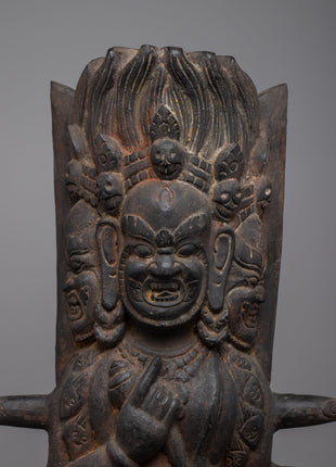 Bhairav Wood Strut | Evoking the Mystique of Sacred Rituals