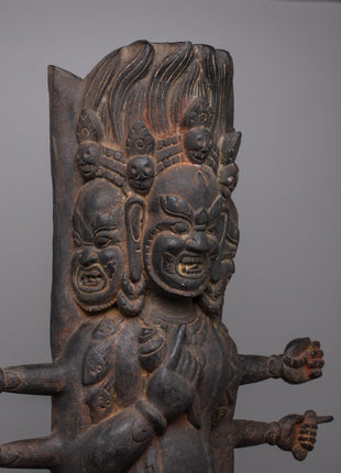 Bhairav Wood Strut | Evoking the Mystique of Sacred Rituals