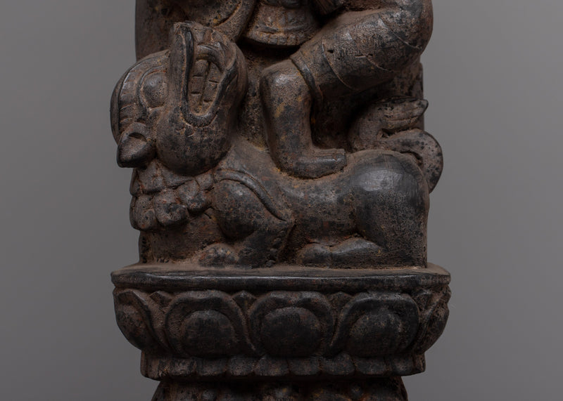 Indrani Wooden Roof Strut | Symbolizing the Grace and Strength of Ancient Beliefs