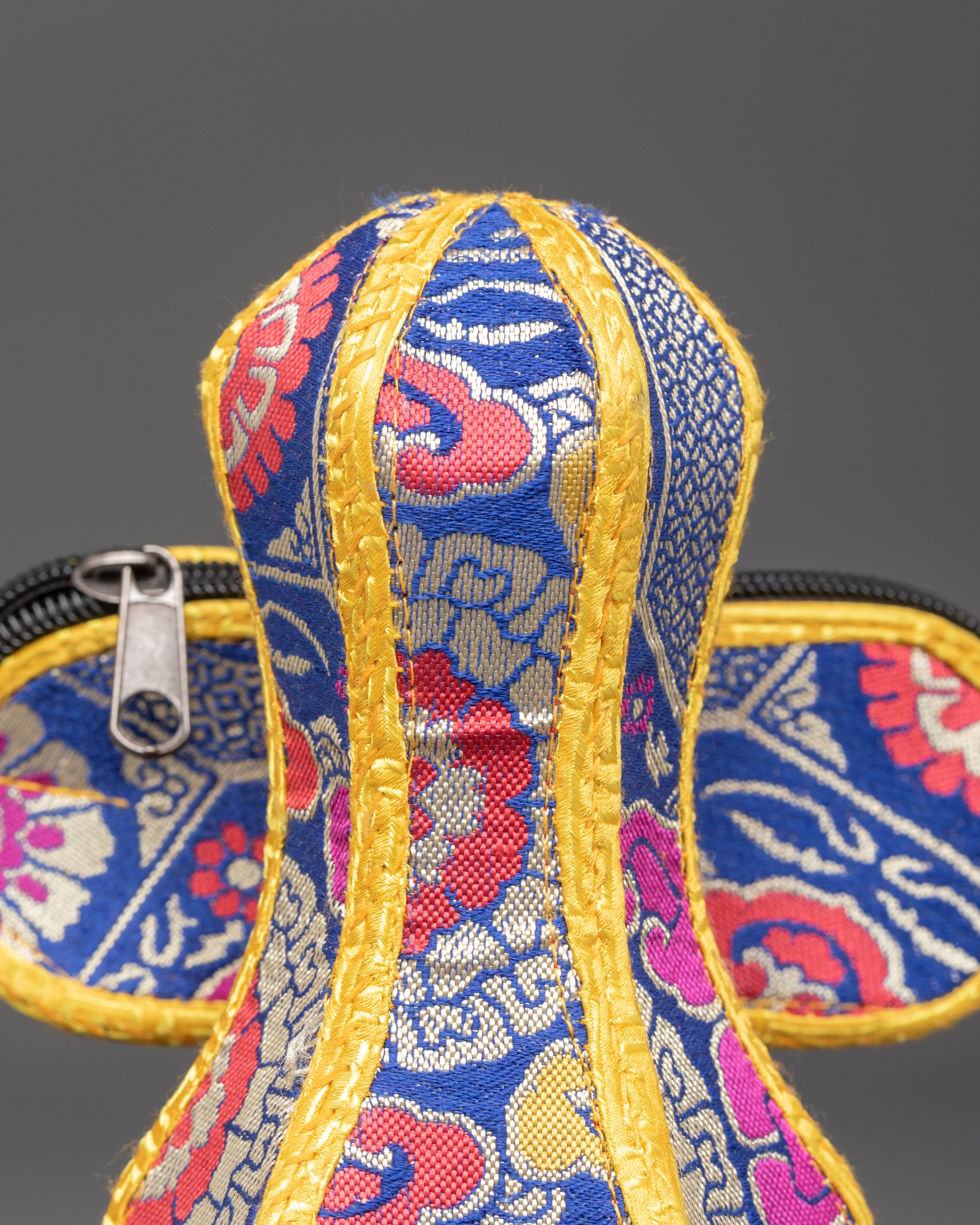Silk Bell and Vajra Cover | Bell and Vajra Cover for Buddhist Rituals