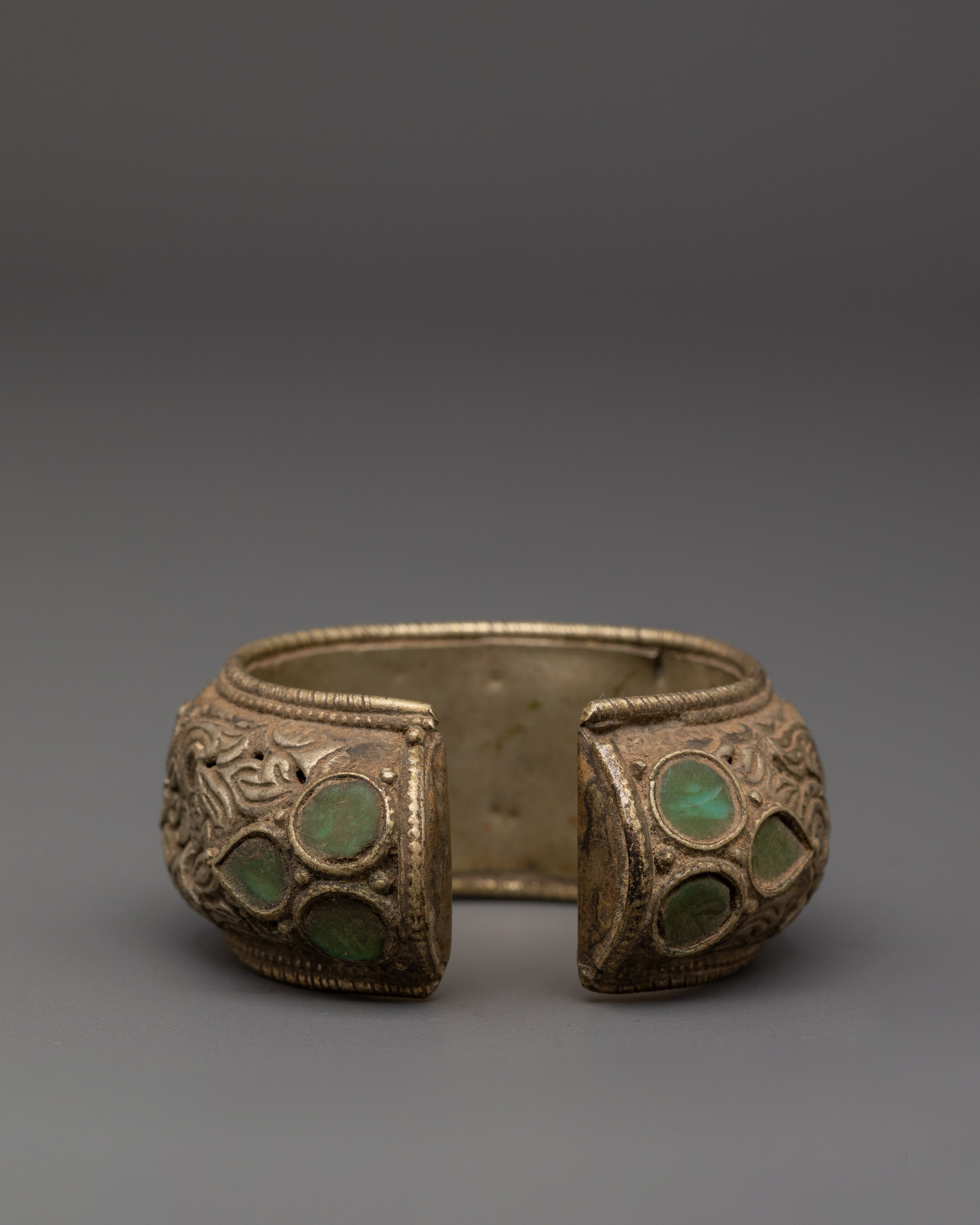 Copper Hand Jewelry | Carved Cultural Design