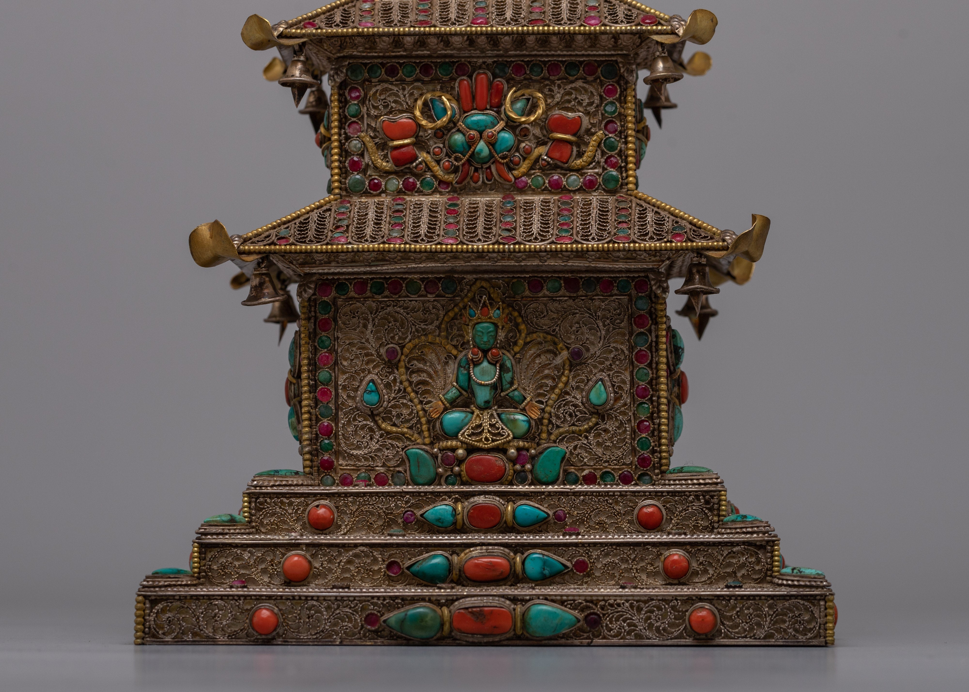Stupa Temple Statue | Enhance Your Space with Spiritual Grace