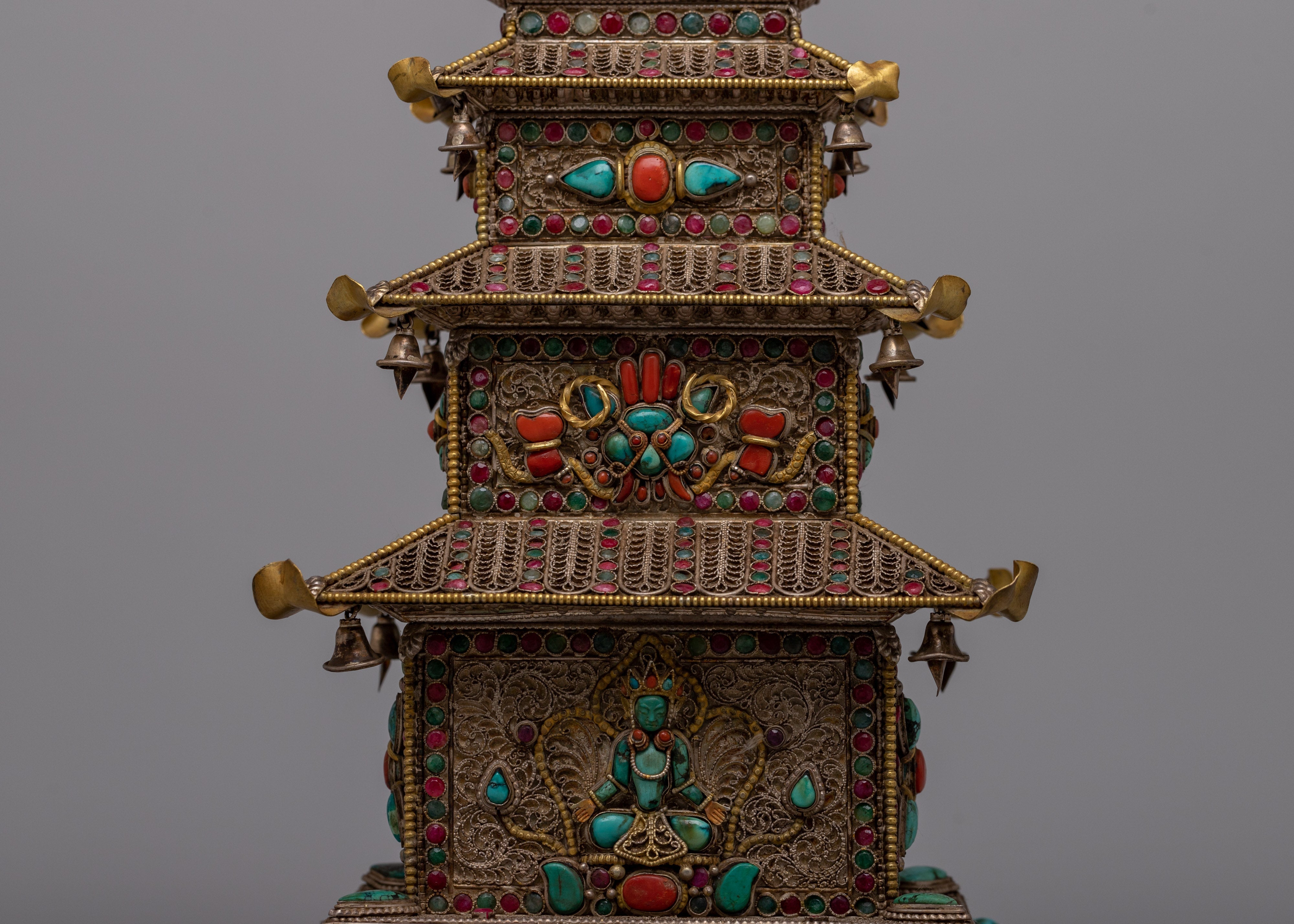 Stupa Temple Statue | Enhance Your Space with Spiritual Grace