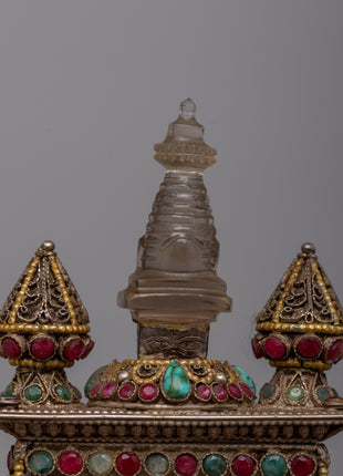 Stupa Temple Statue | Enhance Your Space with Spiritual Grace