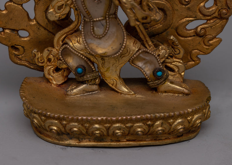 Vajrapani Sadhana Statue | Radiant Symbol of Inner Power and Courage in Buddhist Practice