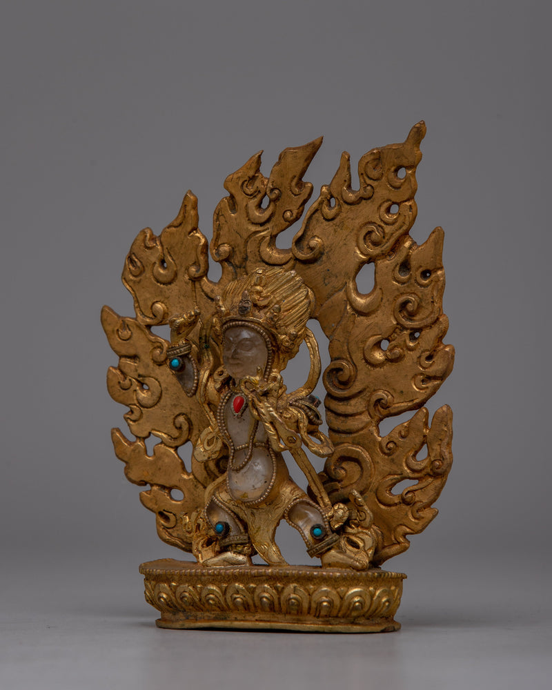 Vajrapani Sadhana Statue | Radiant Symbol of Inner Power and Courage in Buddhist Practice