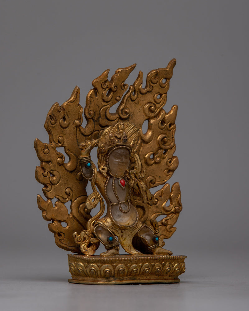 Vajrapani Sadhana Statue | Radiant Symbol of Inner Power and Courage in Buddhist Practice