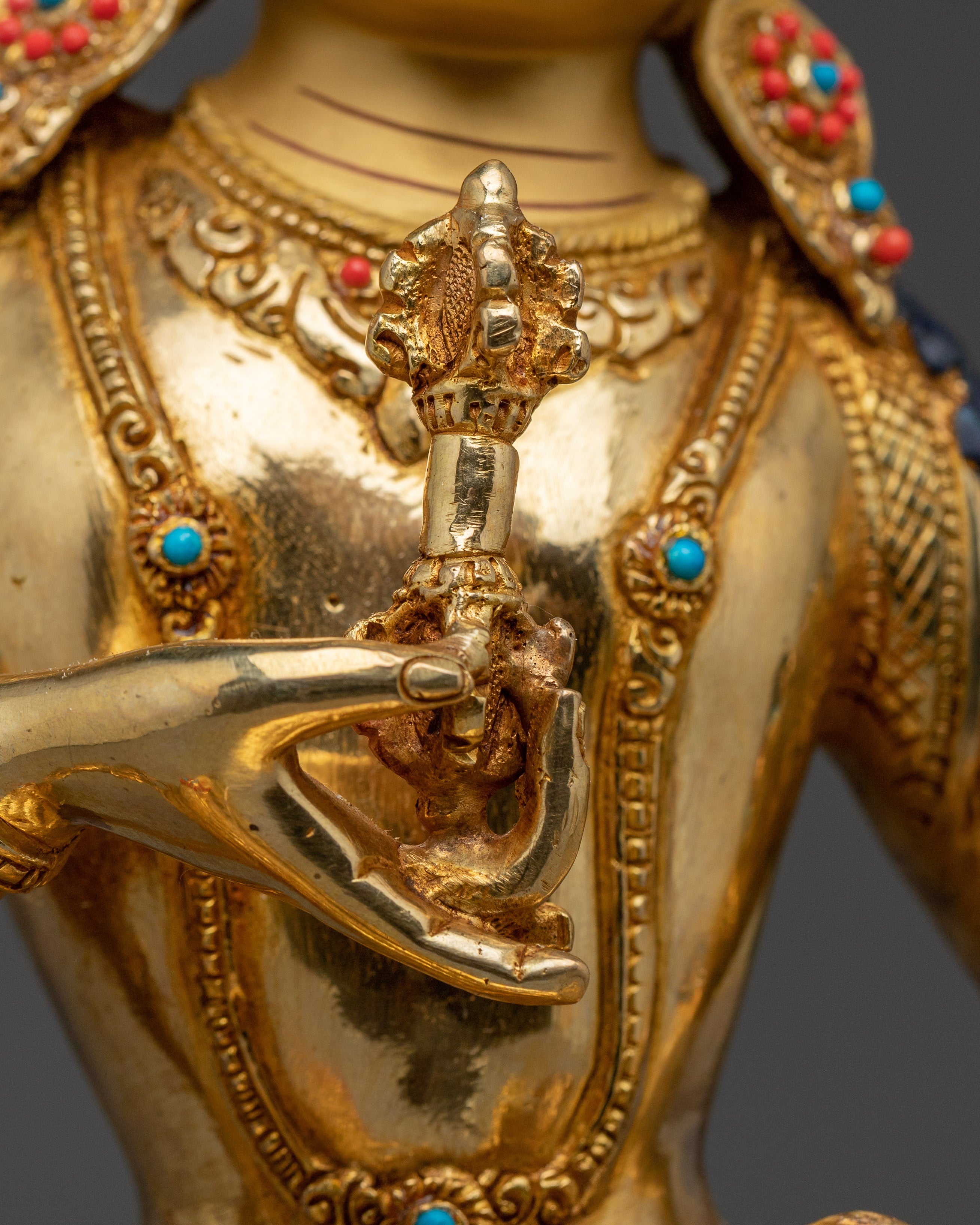 Handmade Artwork of Himalayan Deity Vajrasattva | The Deity of Purification