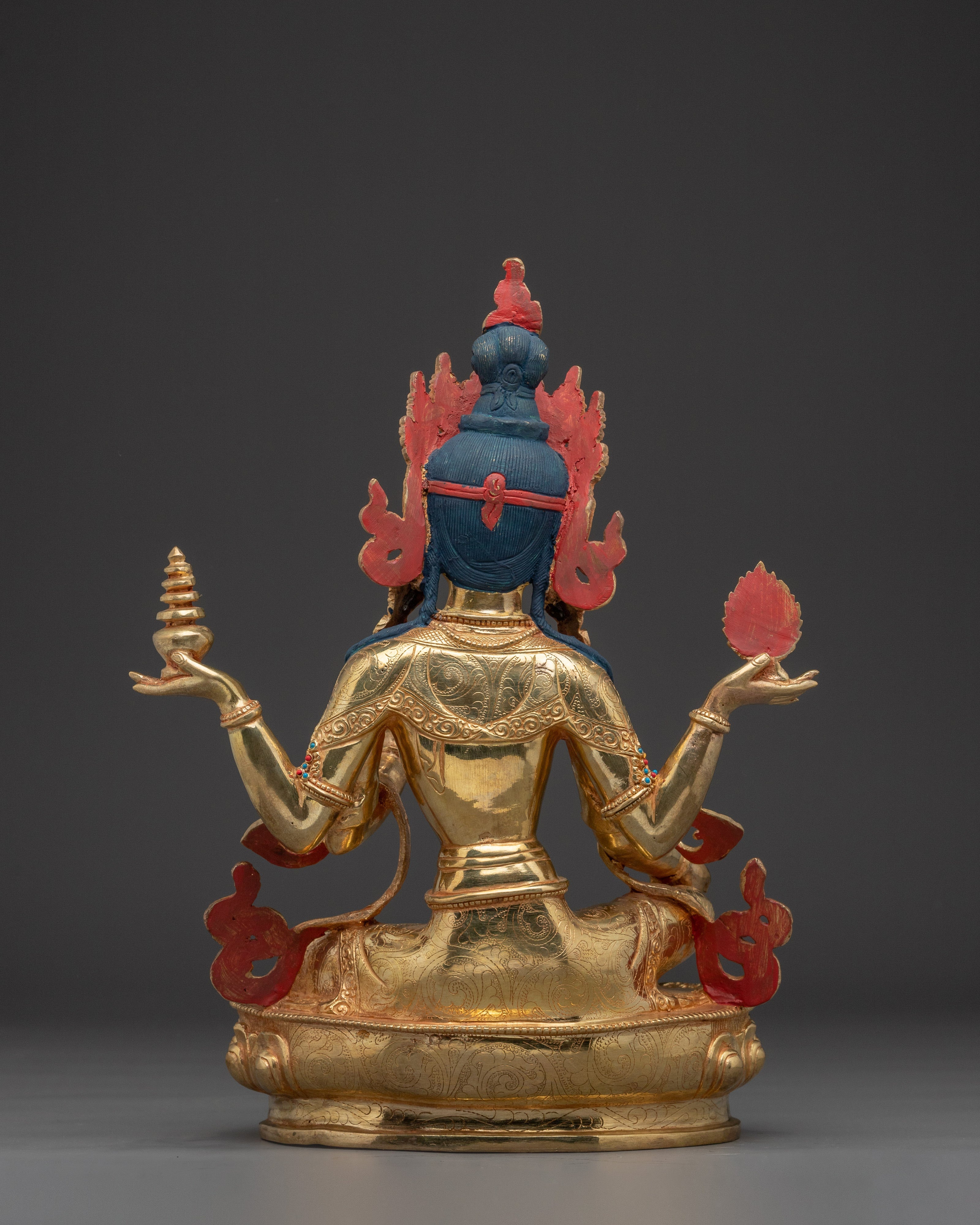 Laxmi Devi Golden Statue | Hindu Goddess of Wealth and Abundance