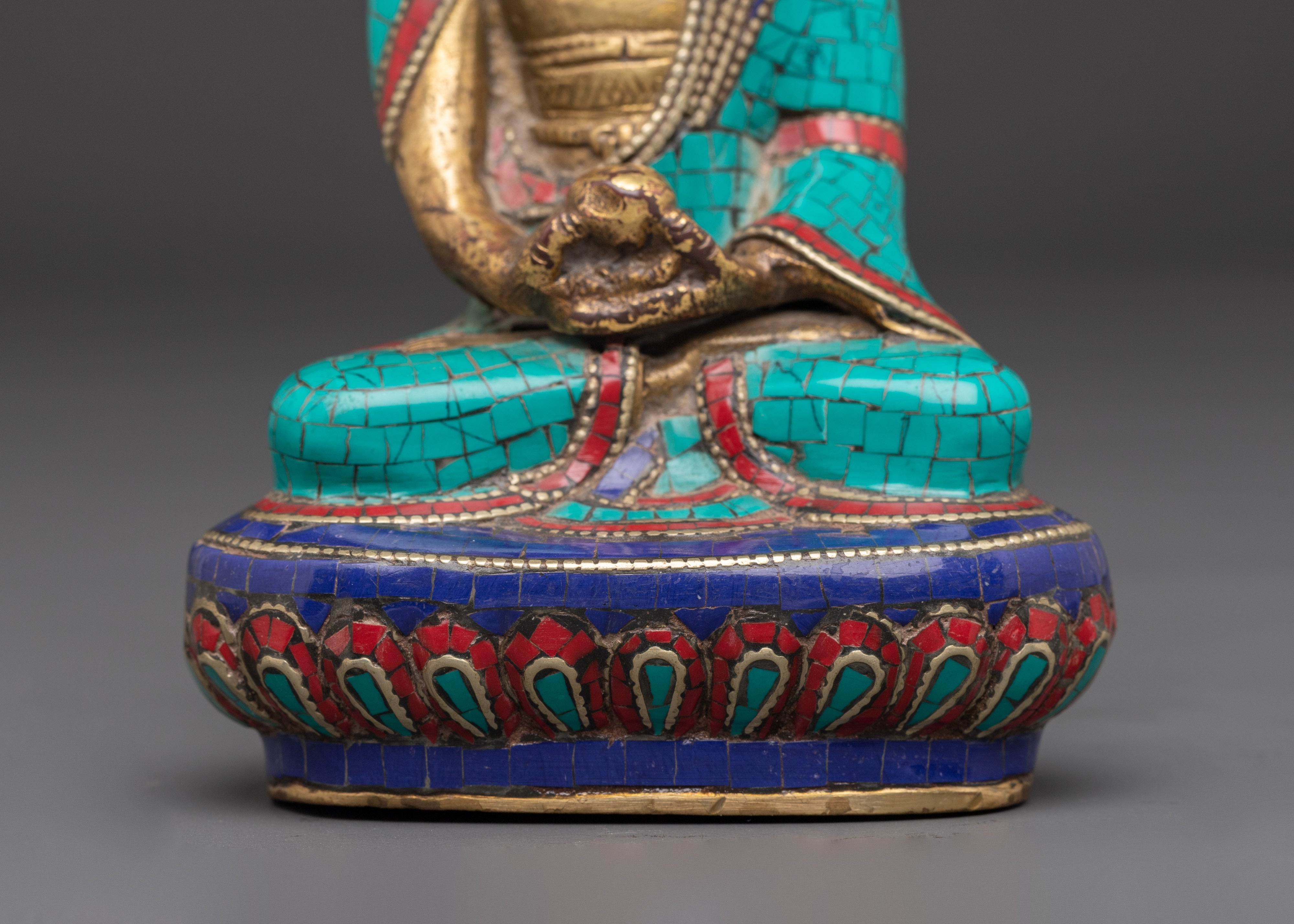 Sacred Buddha Amitabha Handcrafted Statue | Brass Amitabha Buddha Art