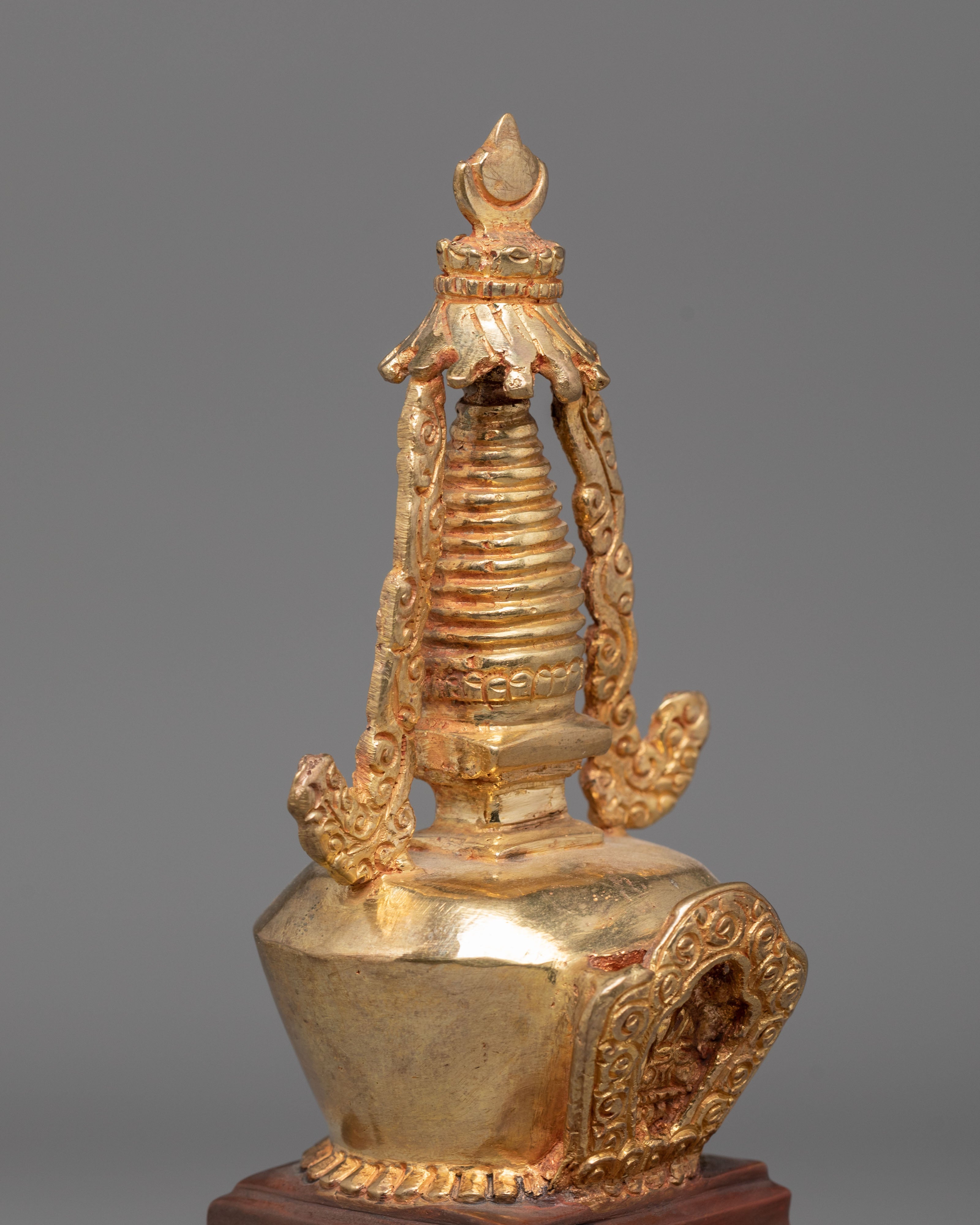 Handcrafted Himalayan Stupa Monument | Buddhist Sacred Reliquary
