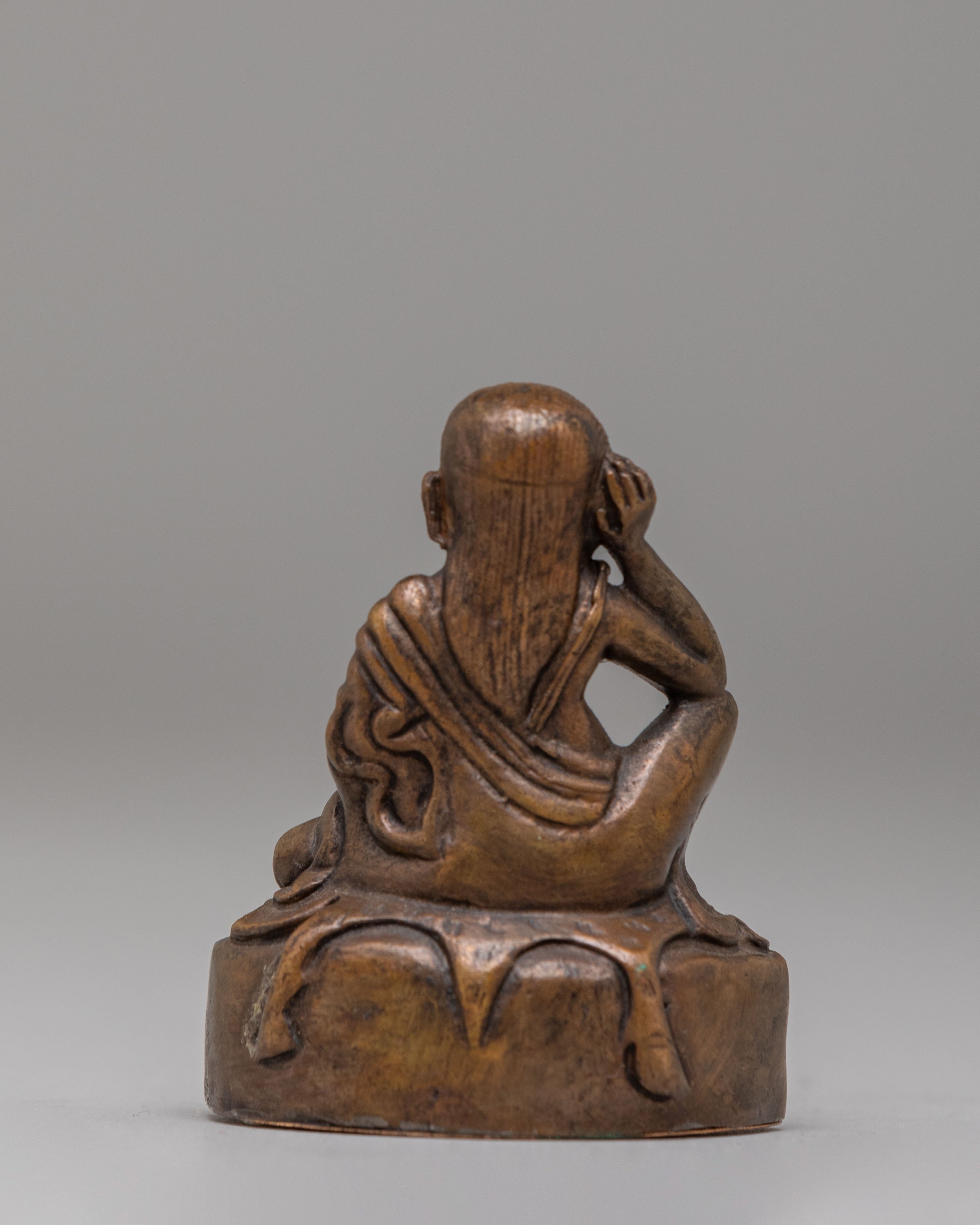 Machine-Made Milarepa Statue | Tibetan Buddhist Sculpture