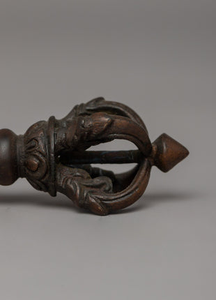 Copper Vajra Ritual Tool | Spiritual Protection Symbol
