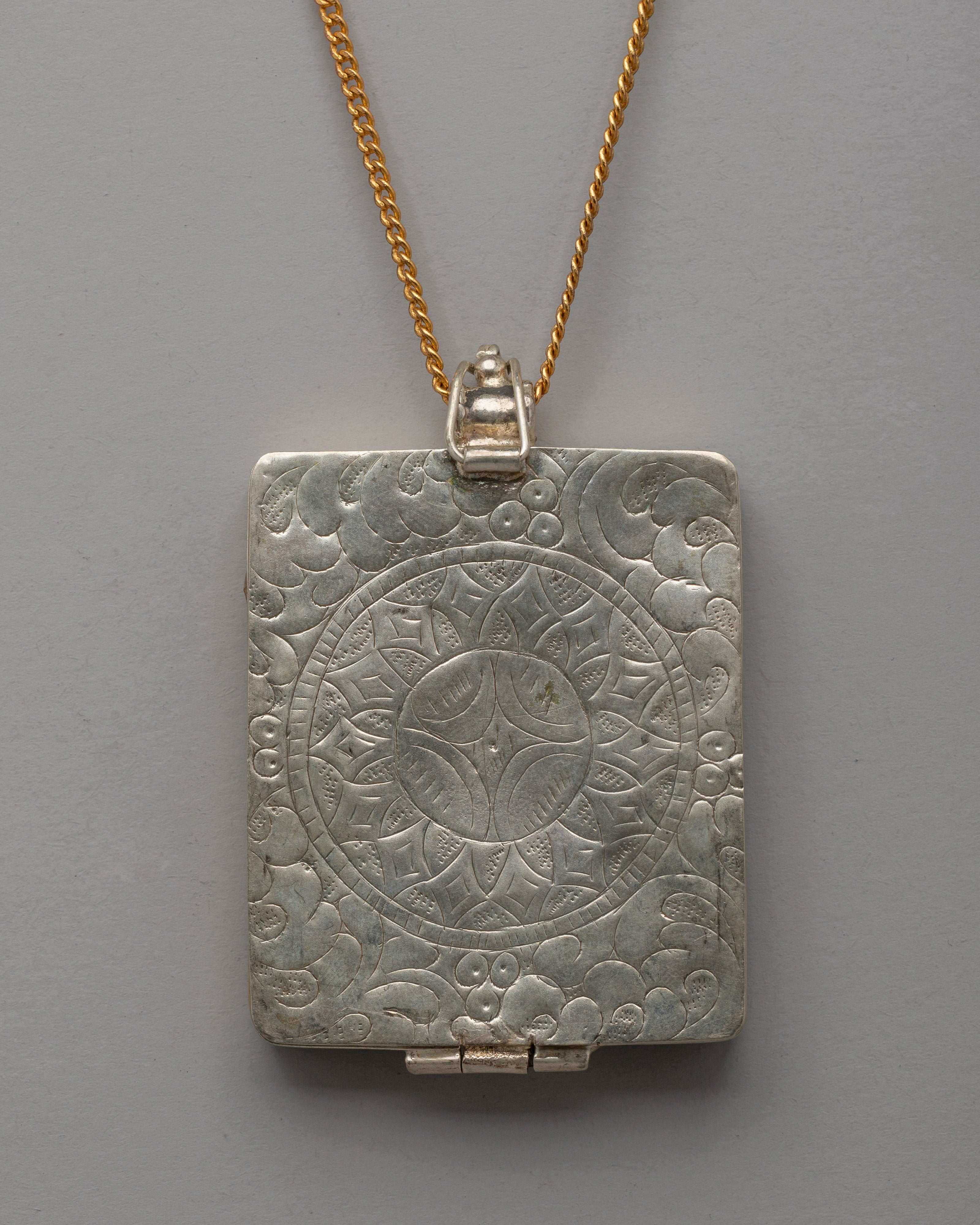 Handmade Ratnasambhava Buddha Locket | Perfect Sacred Buddhist Pendant
